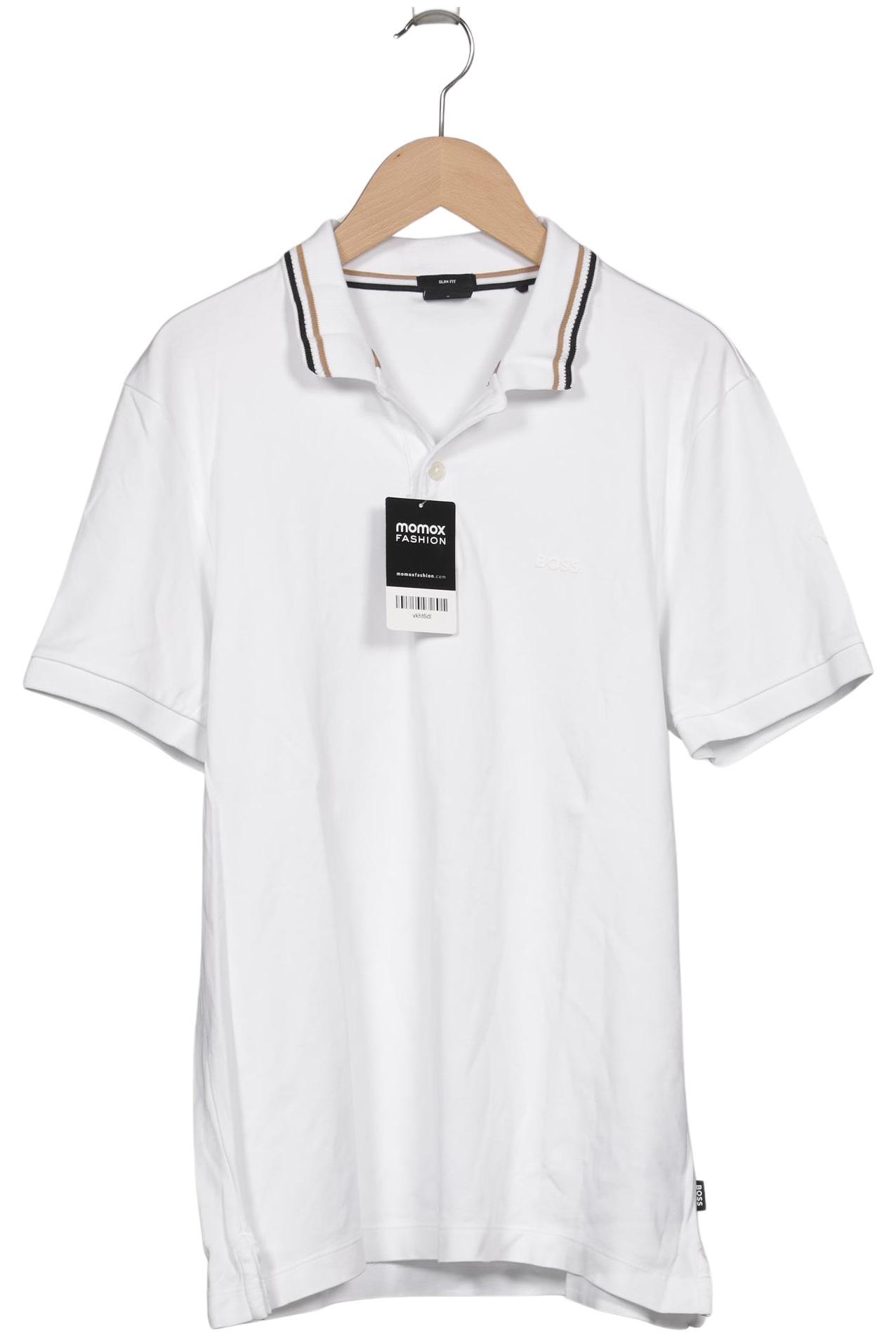 

Boss by Hugo Boss Herren Poloshirt, weiß, Gr. 46