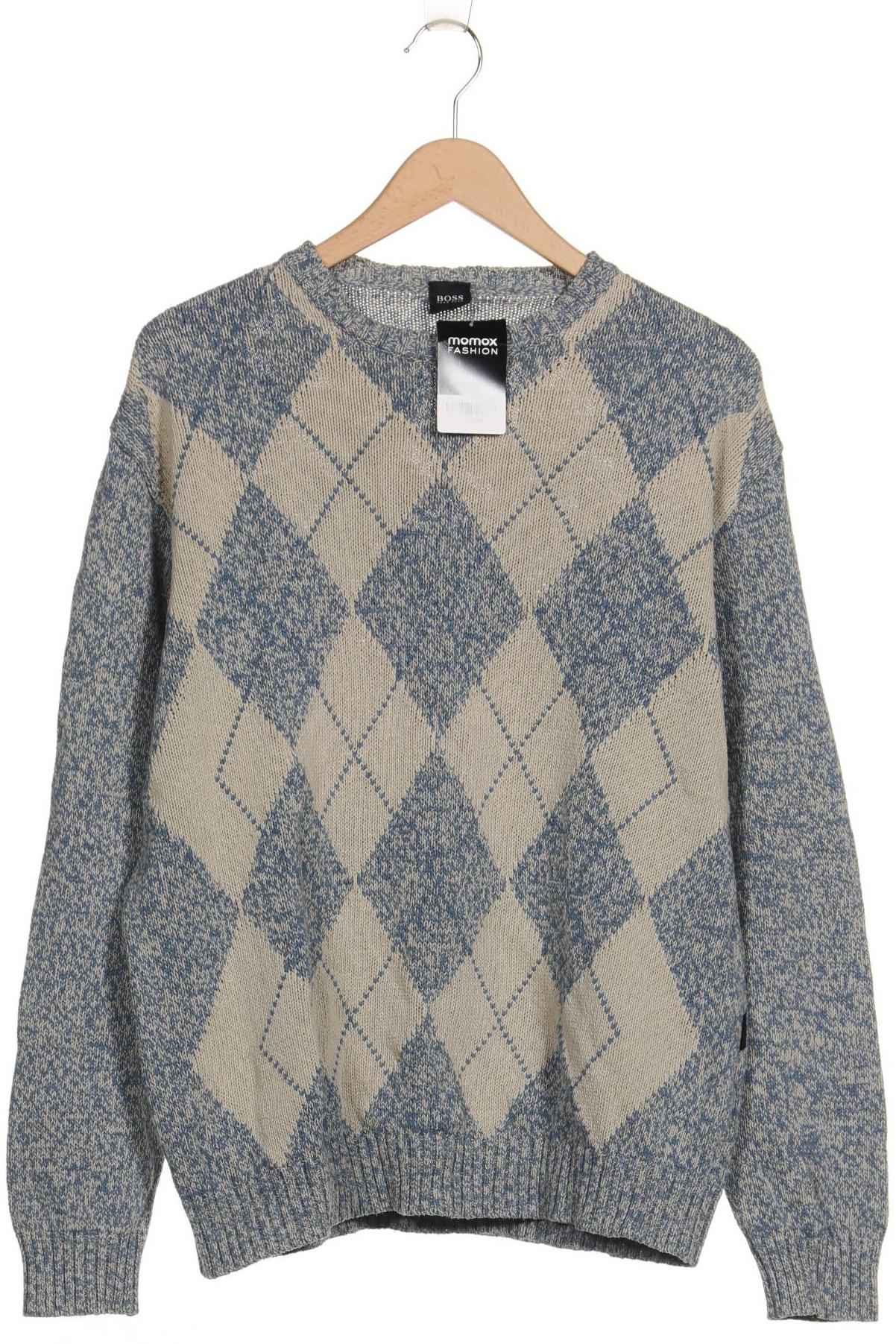 

Boss by Hugo Boss Herren Pullover, blau, Gr. 52