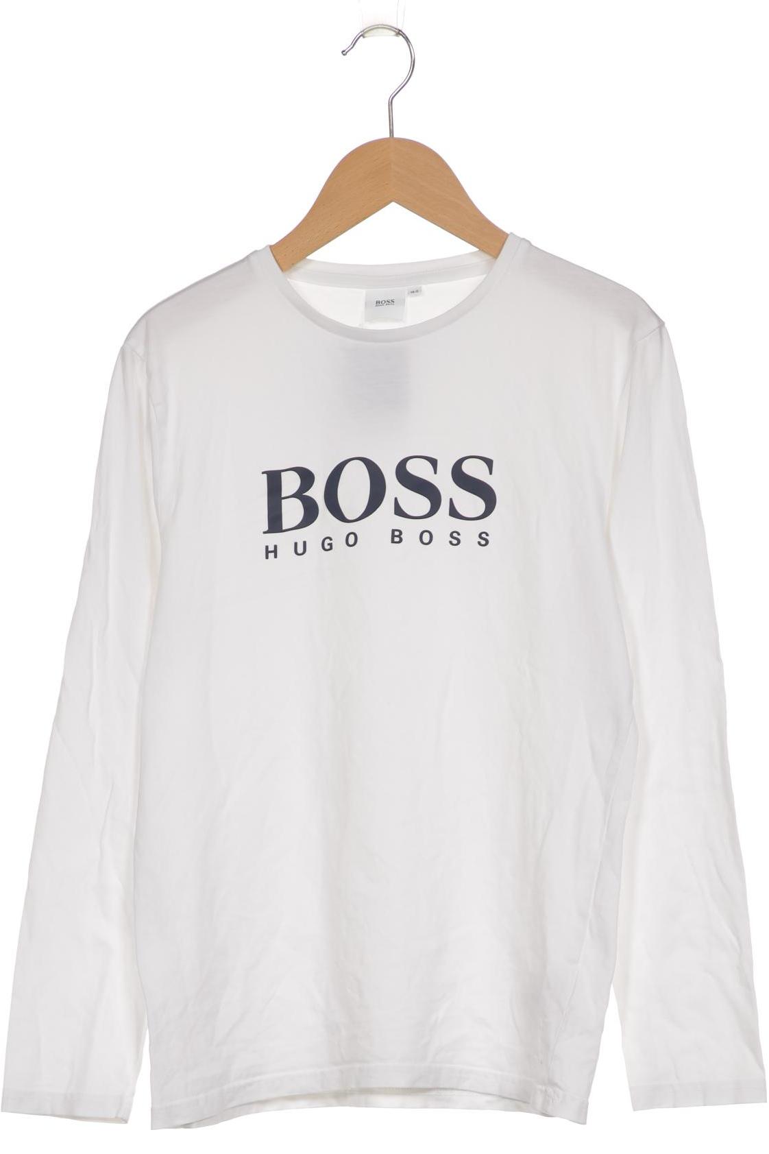 

BOSS by Hugo Boss Jungen Langarmshirt, weiß