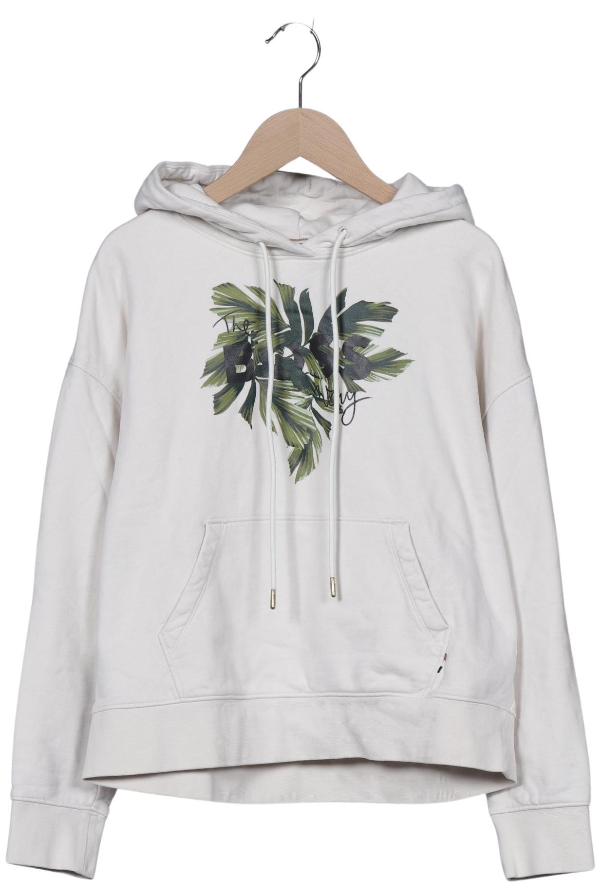 

Boss by Hugo Boss Damen Kapuzenpullover, cremeweiß, Gr. 34