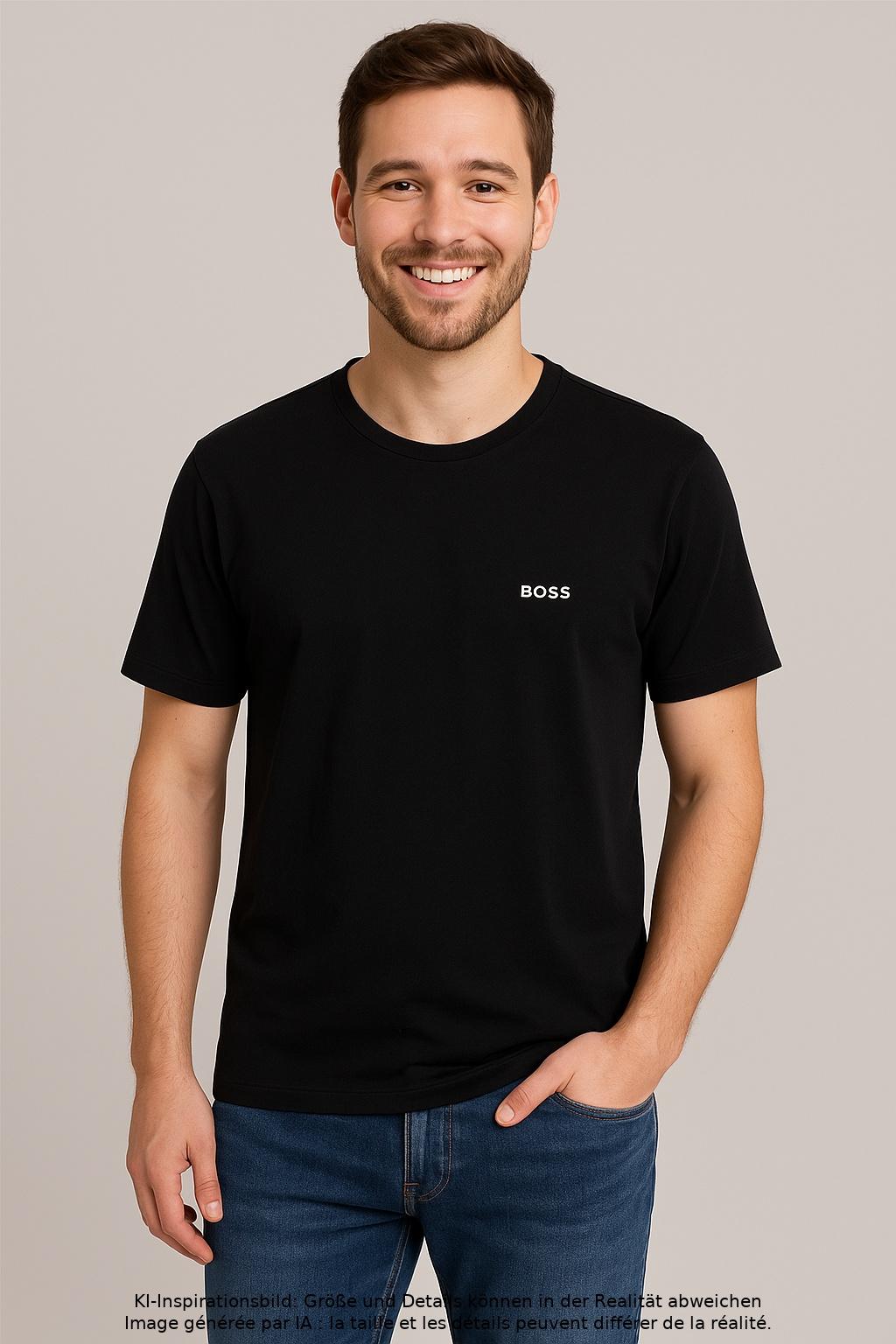 

Boss by Hugo Boss Herren T-Shirt, schwarz, Gr. 46