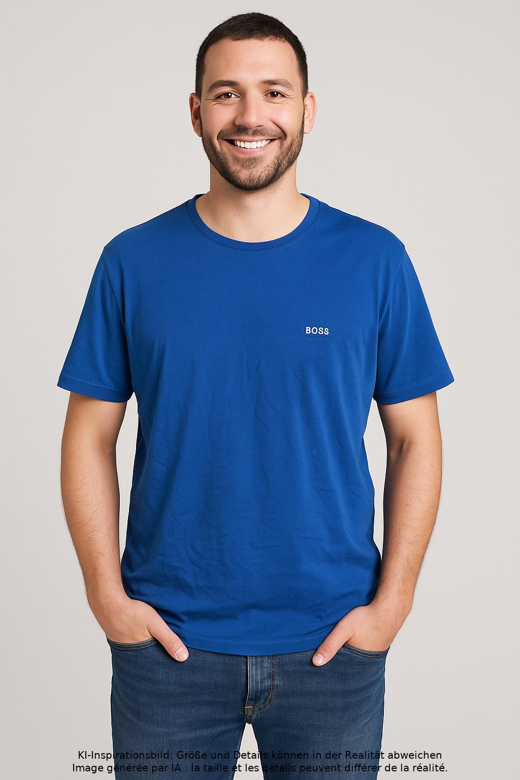 

Boss by Hugo Boss Herren T-Shirt, blau, Gr. 56