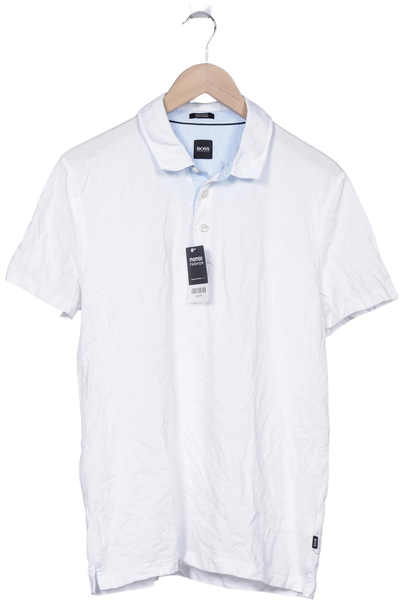 

Boss by Hugo Boss Herren Poloshirt, weiß, Gr. 52