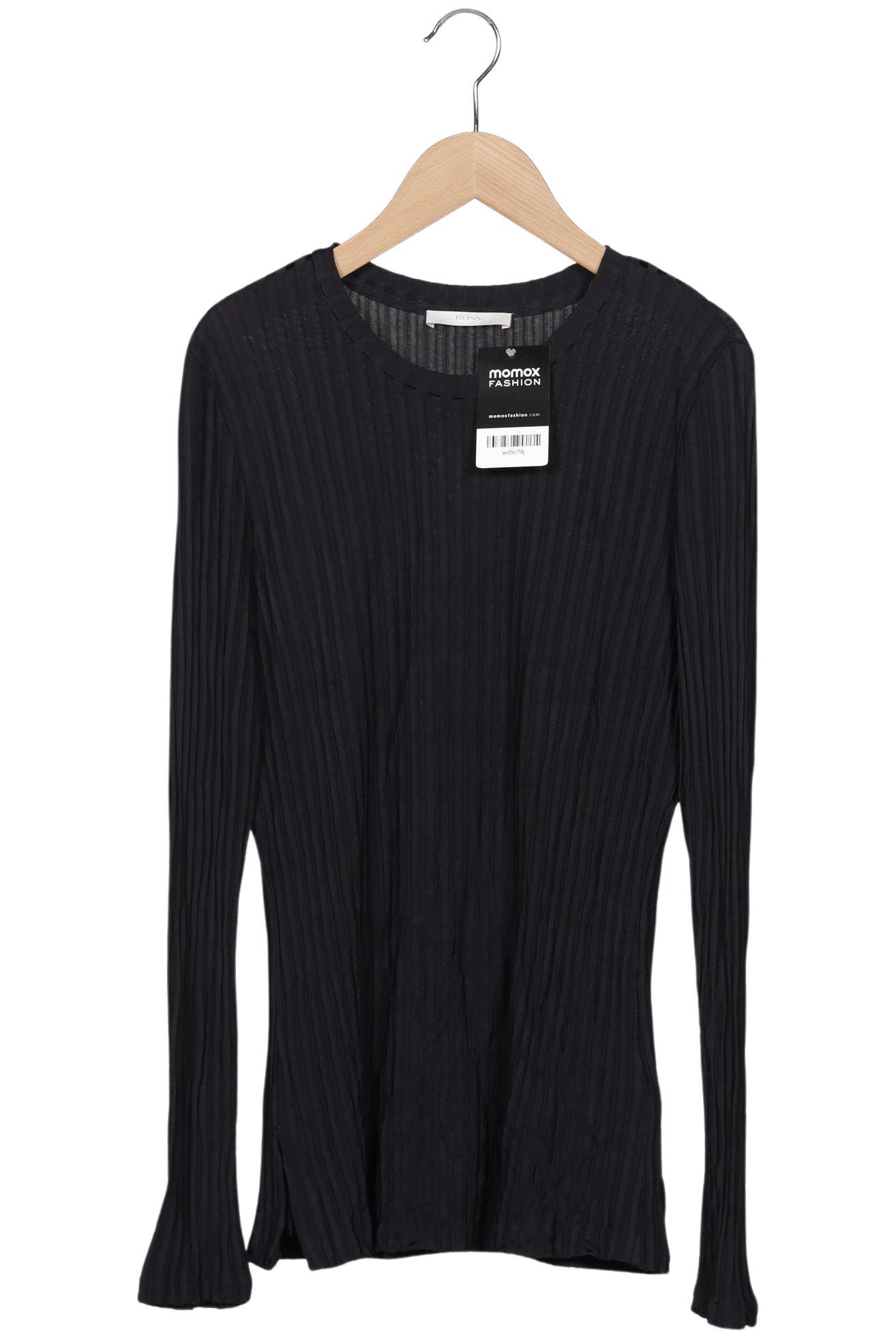 

Boss by Hugo Boss Damen Langarmshirt, marineblau, Gr. 42