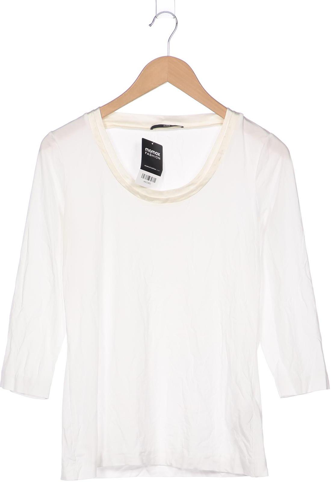 

Boss by Hugo Boss Damen Langarmshirt, weiß, Gr. 42