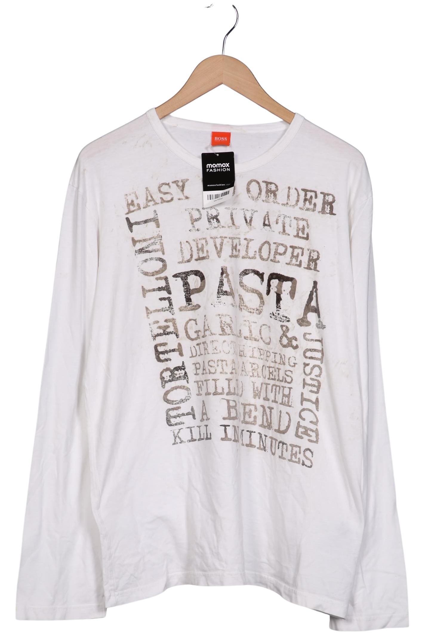 Thumbnail - Boss by Hugo Boss Herren Langarmshirt, weiß, Gr. 58