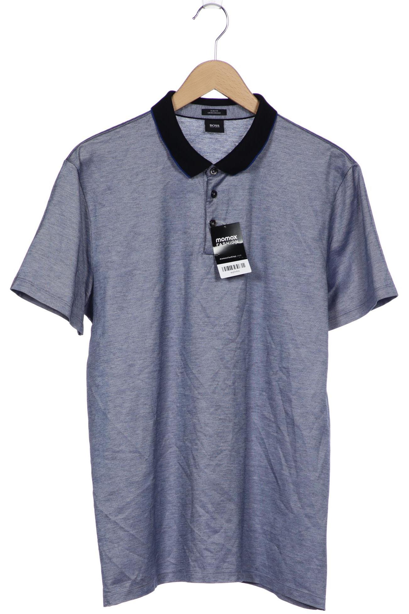 

Boss by Hugo Boss Herren Poloshirt, blau, Gr. 56