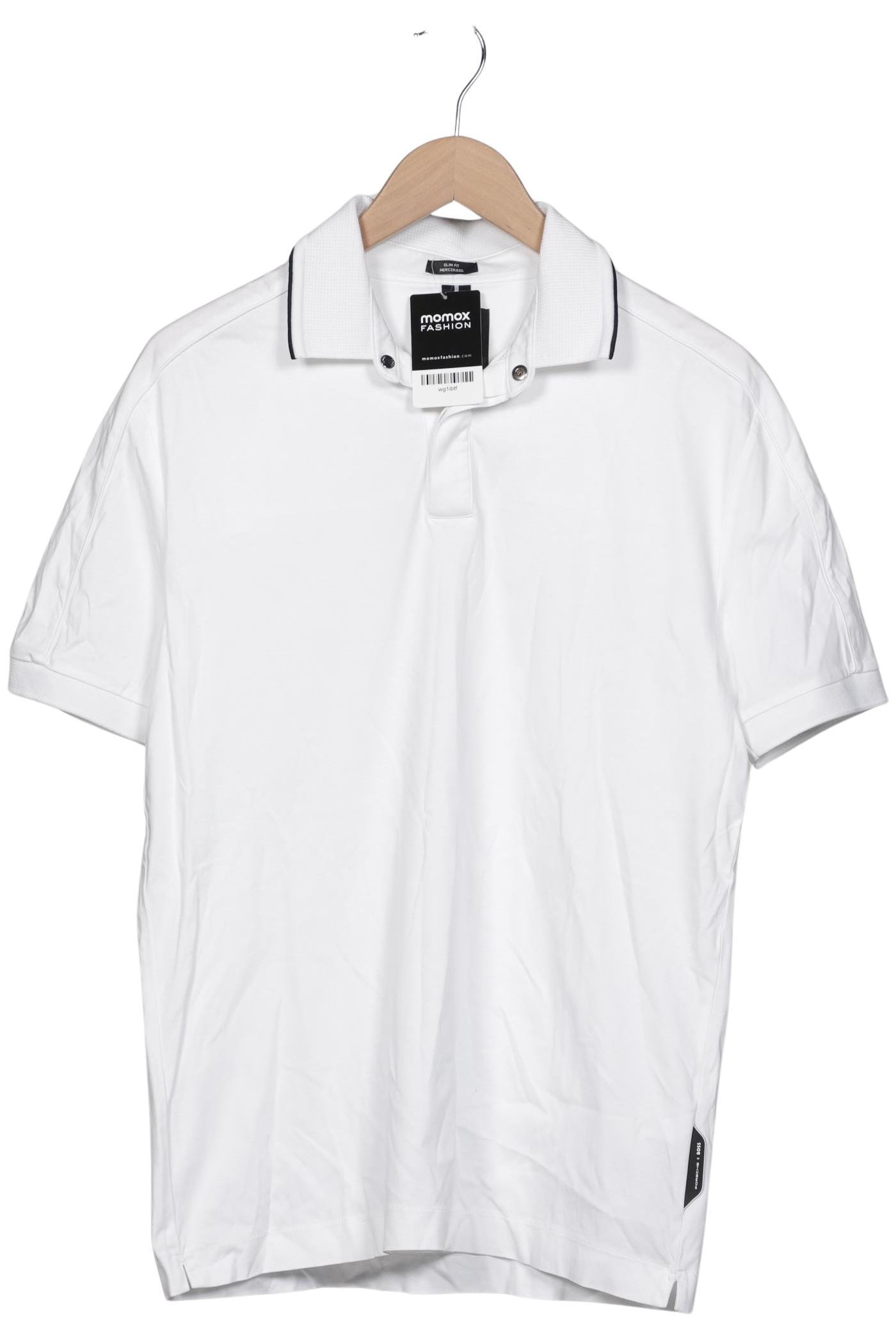 

Boss by Hugo Boss Herren Poloshirt, weiß, Gr. 52