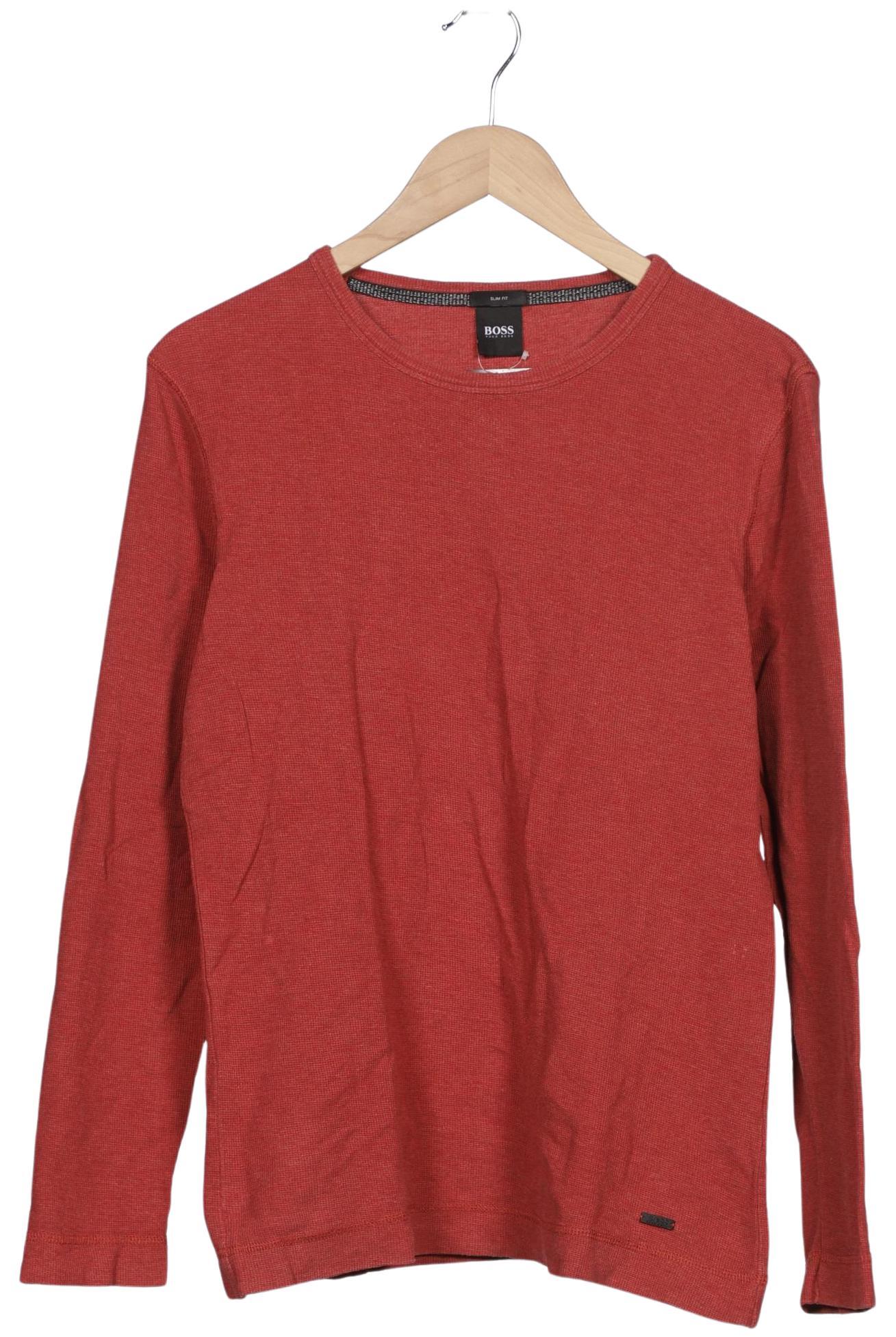 

Boss by Hugo Boss Herren Langarmshirt, rot, Gr. 52