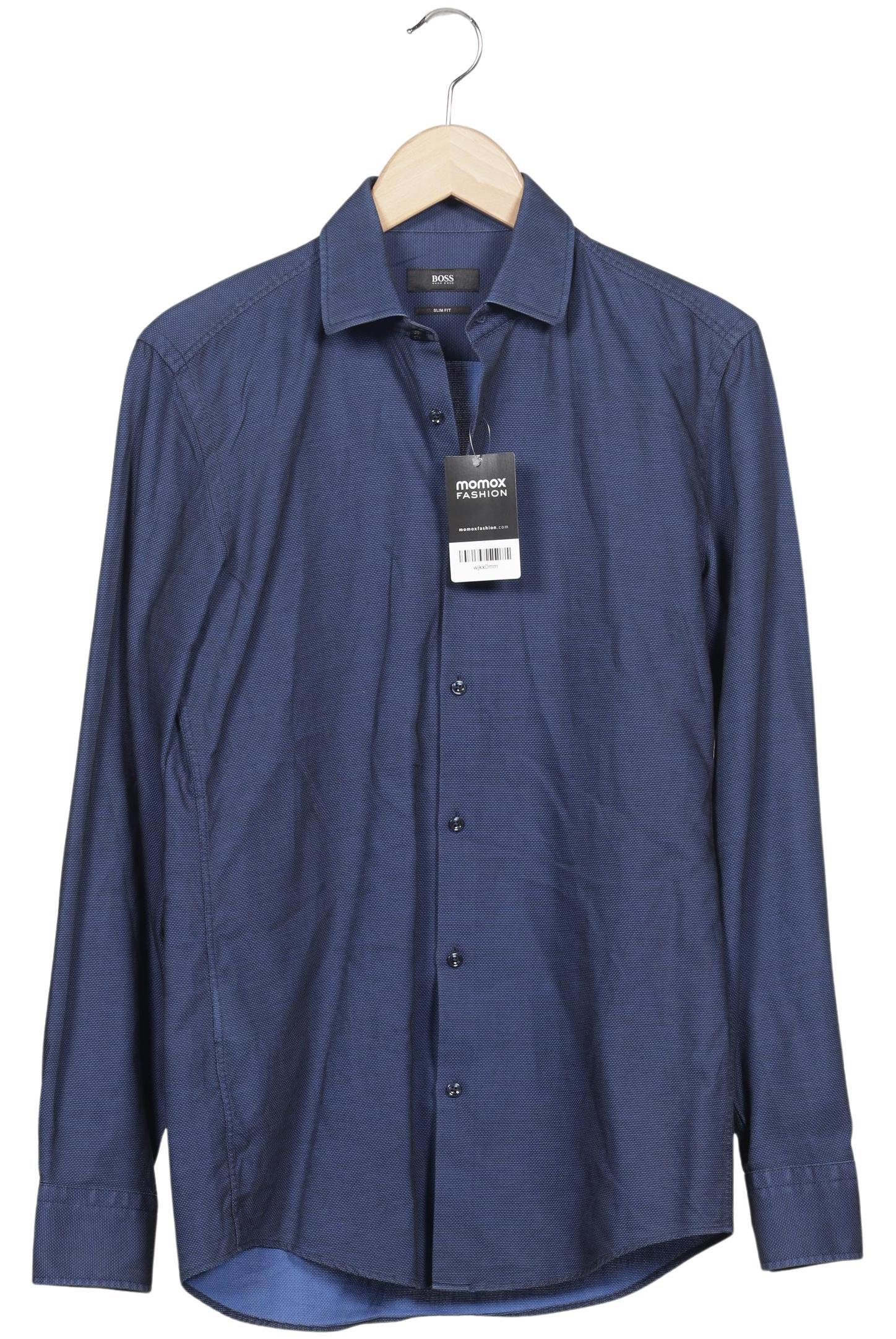 Thumbnail - Boss by Hugo Boss Herren Hemd, marineblau, Gr. 44