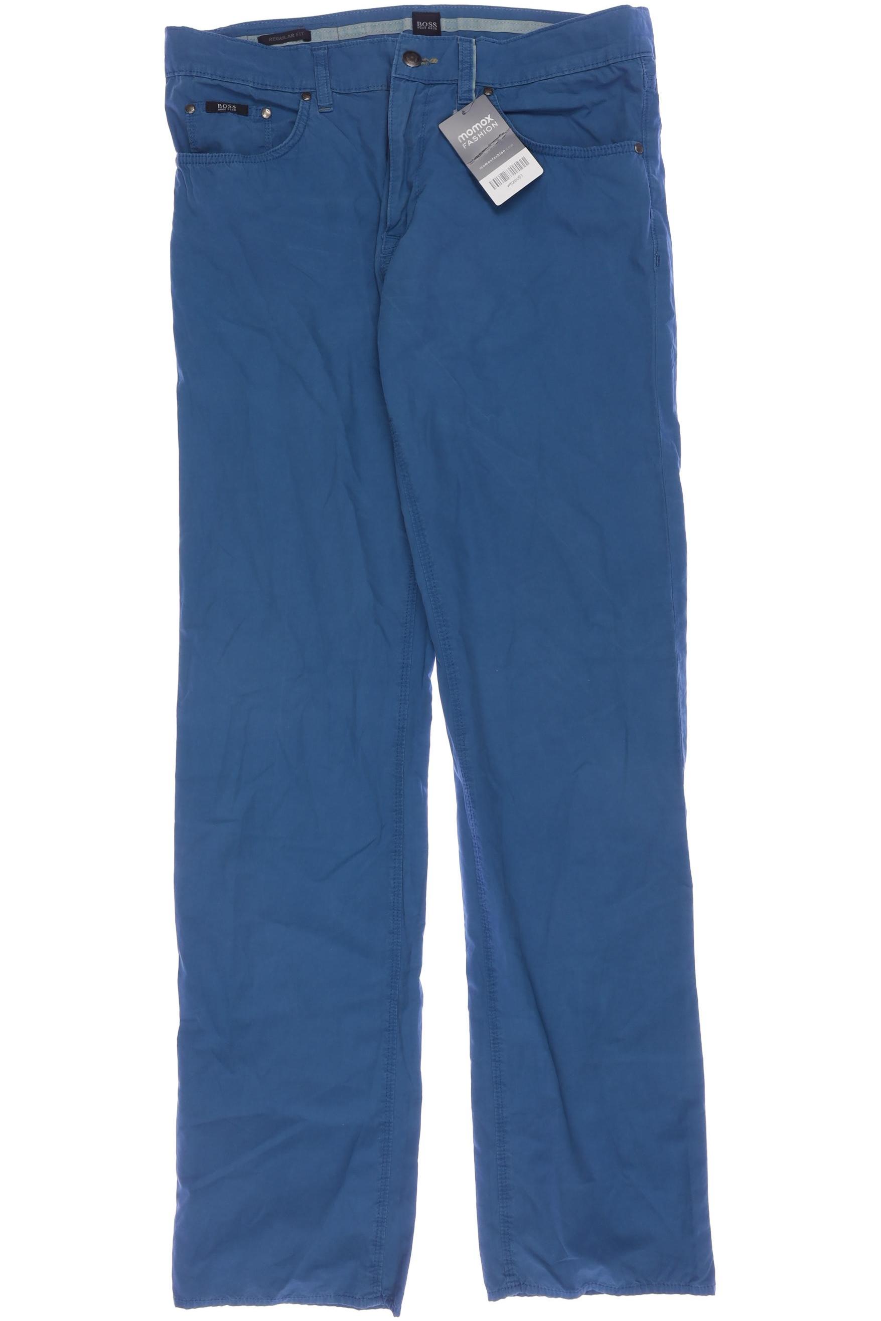 

Boss by Hugo Boss Herren Stoffhose, blau, Gr. 33