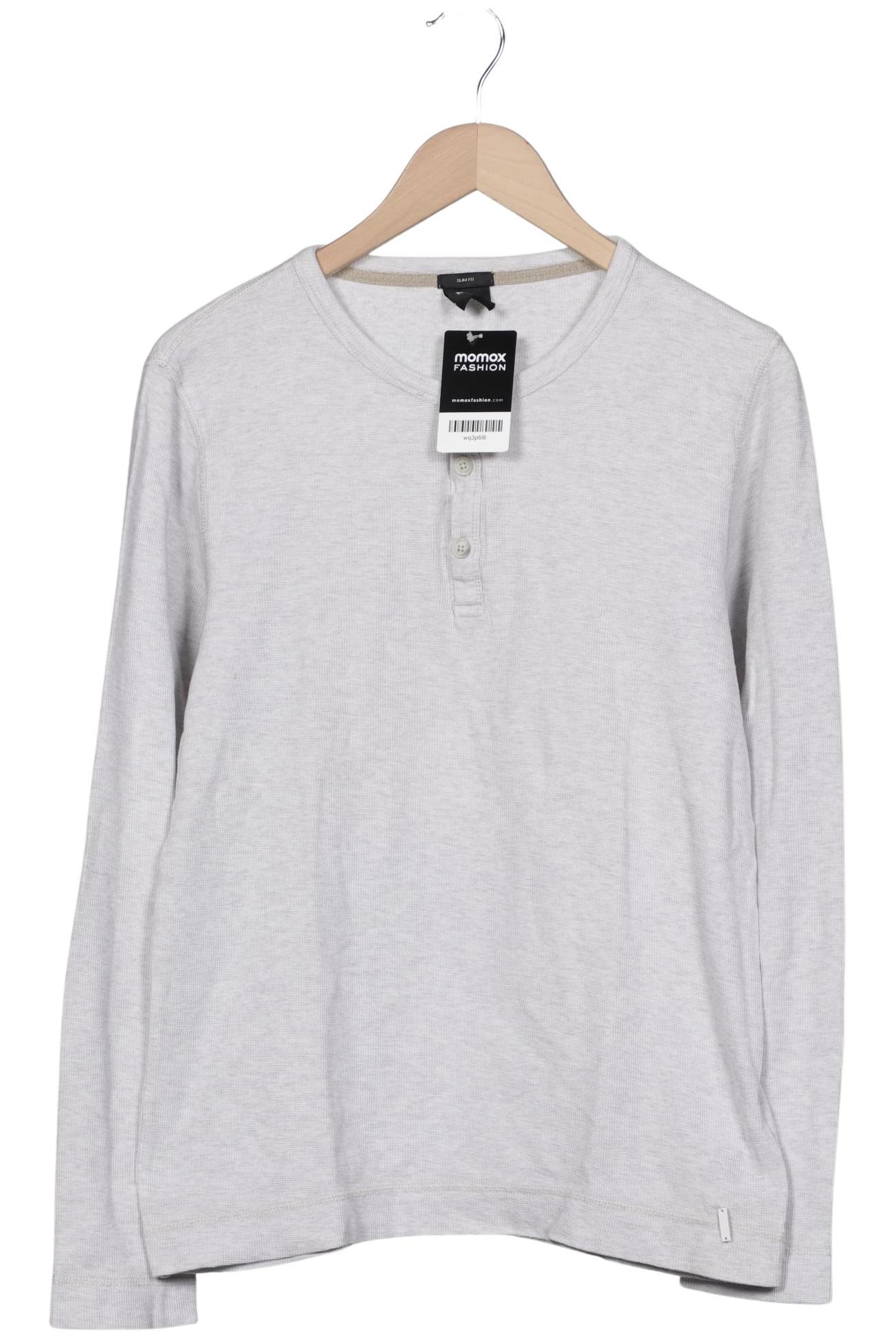

Boss by Hugo Boss Herren Langarmshirt, grau, Gr. 52
