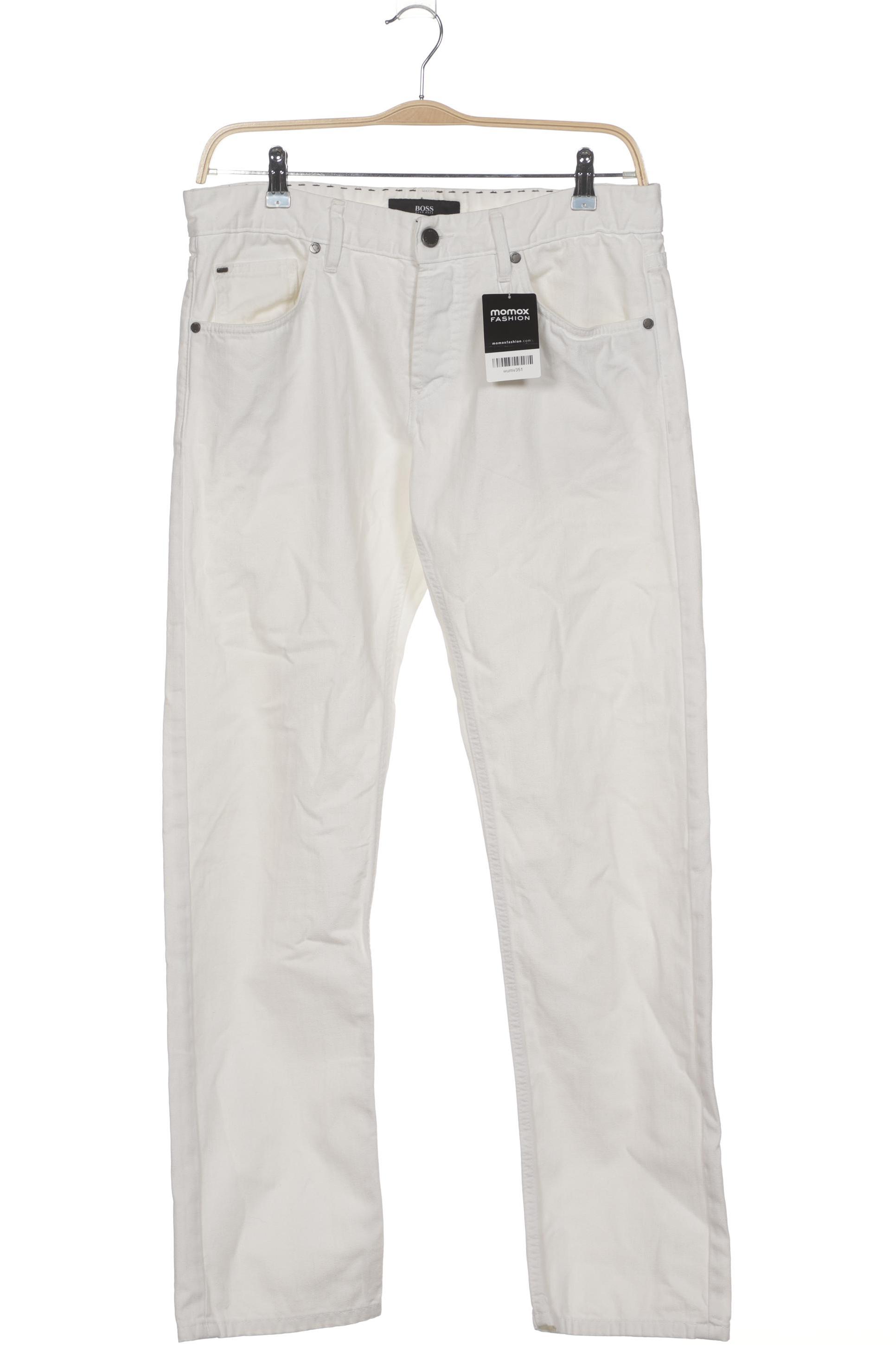 

Boss by Hugo Boss Herren Jeans, weiß, Gr. 35