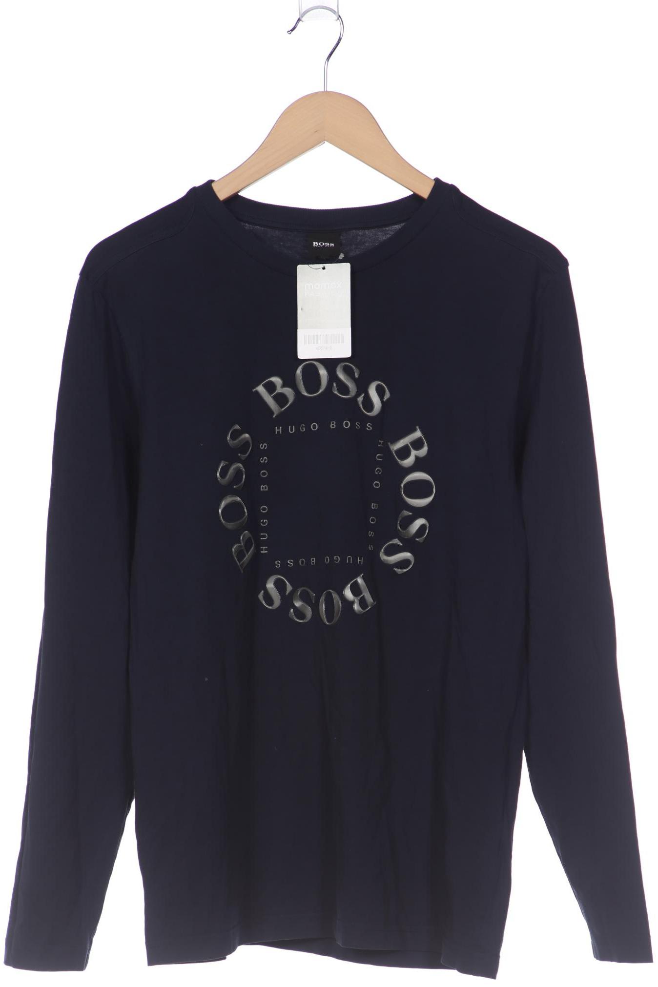 

BOSS by Hugo Boss Herren Langarmshirt, marineblau