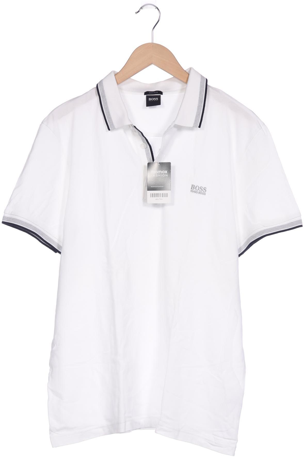 

Boss by Hugo Boss Herren Poloshirt, weiß, Gr. 56