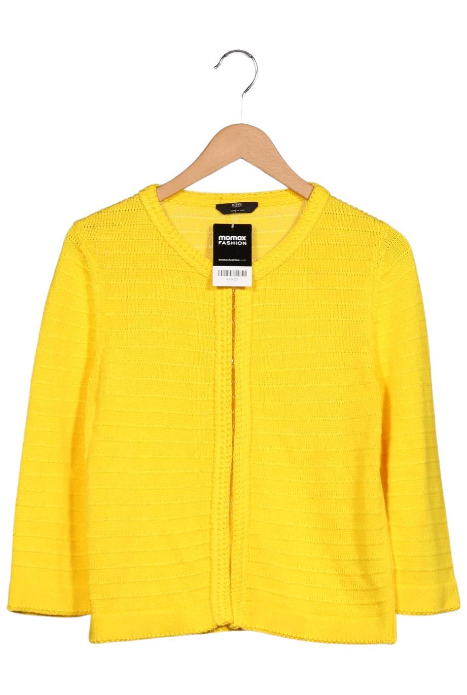 

Boss by Hugo Boss Damen Strickjacke, gelb, Gr. 38