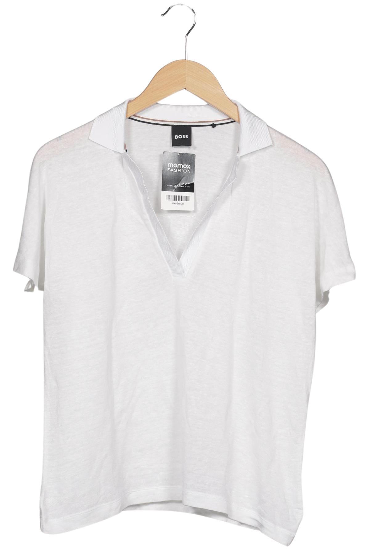 

Boss by Hugo Boss Damen Poloshirt, weiß, Gr. 36