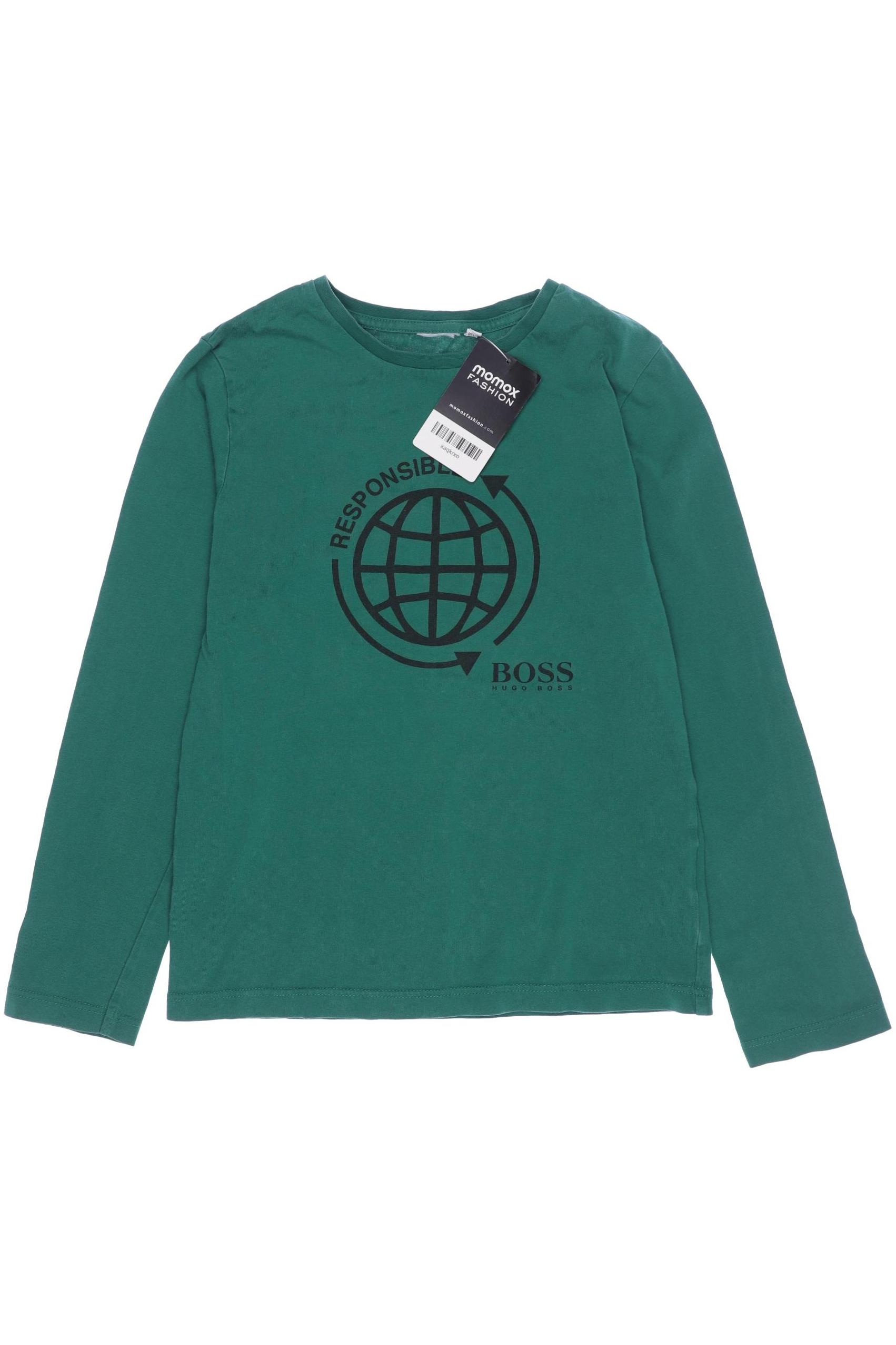 

Boss by Hugo Boss Herren Langarmshirt, grün, Gr. 134