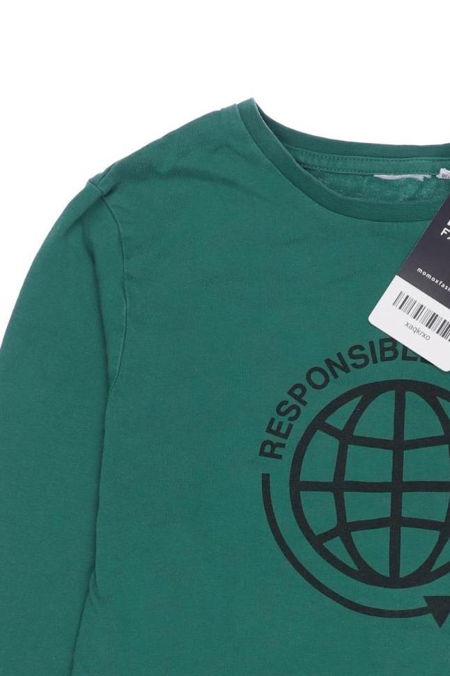 Thumbnail - Boss by Hugo Boss Jungen Langarmshirt, grün, Gr. 134