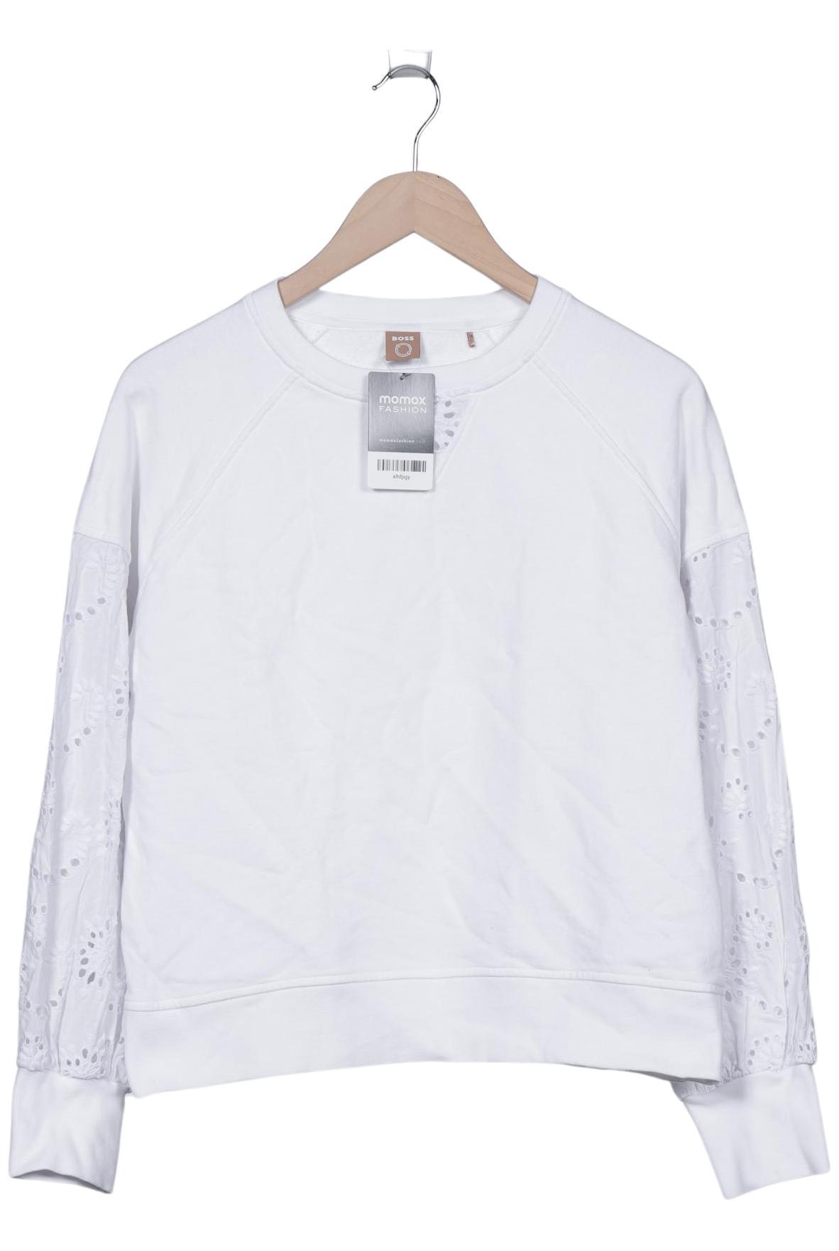 

Boss by Hugo Boss Damen Sweatshirt, weiß, Gr. 38