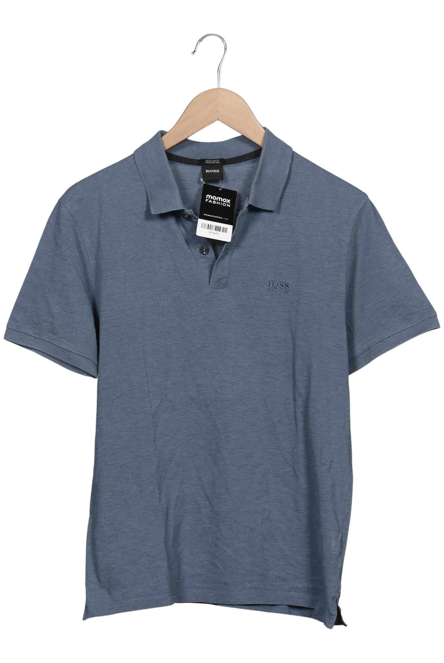 

Boss by Hugo Boss Herren Poloshirt, blau, Gr. 48