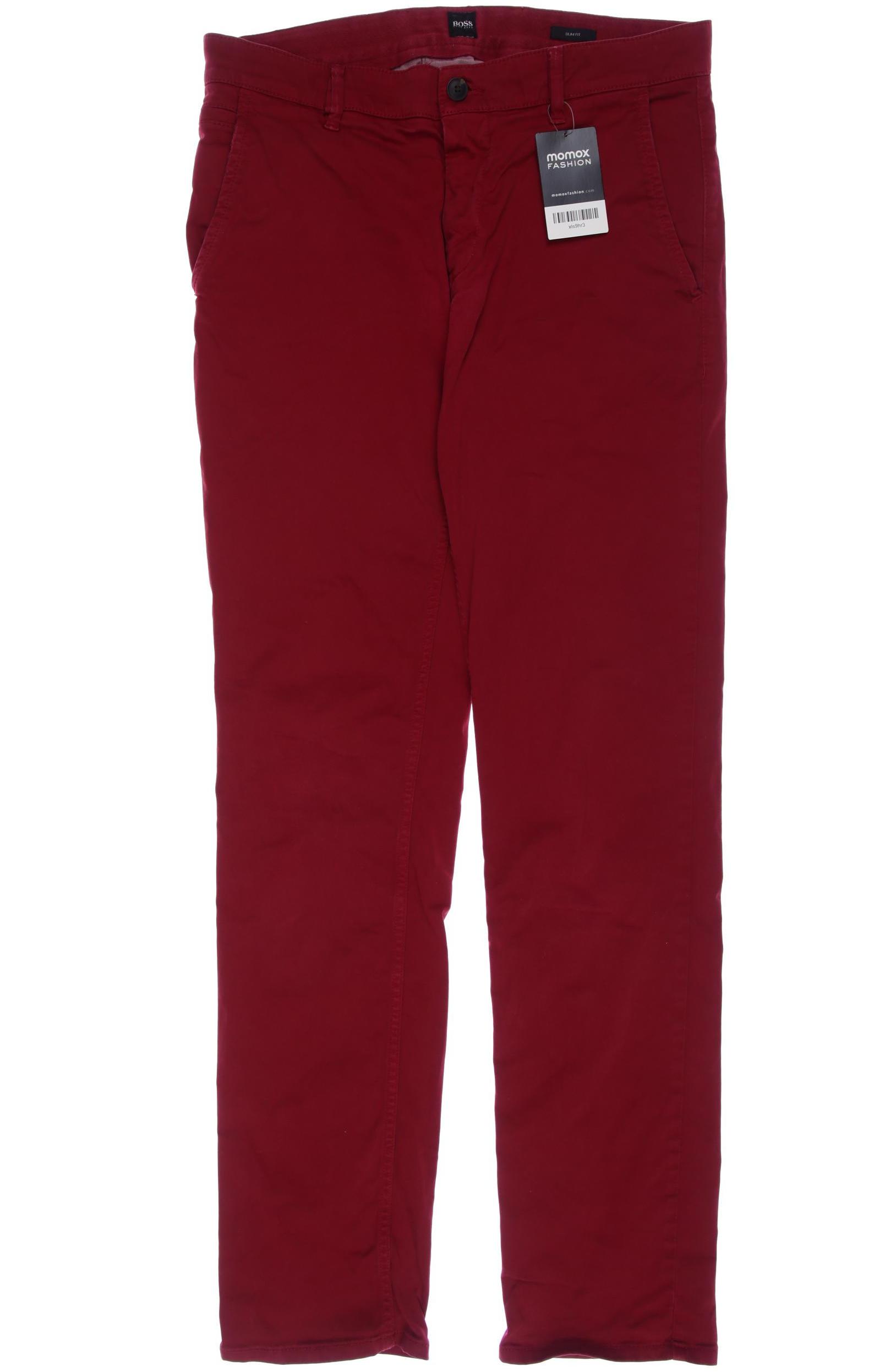 

Boss by Hugo Boss Herren Stoffhose, rot, Gr. 33
