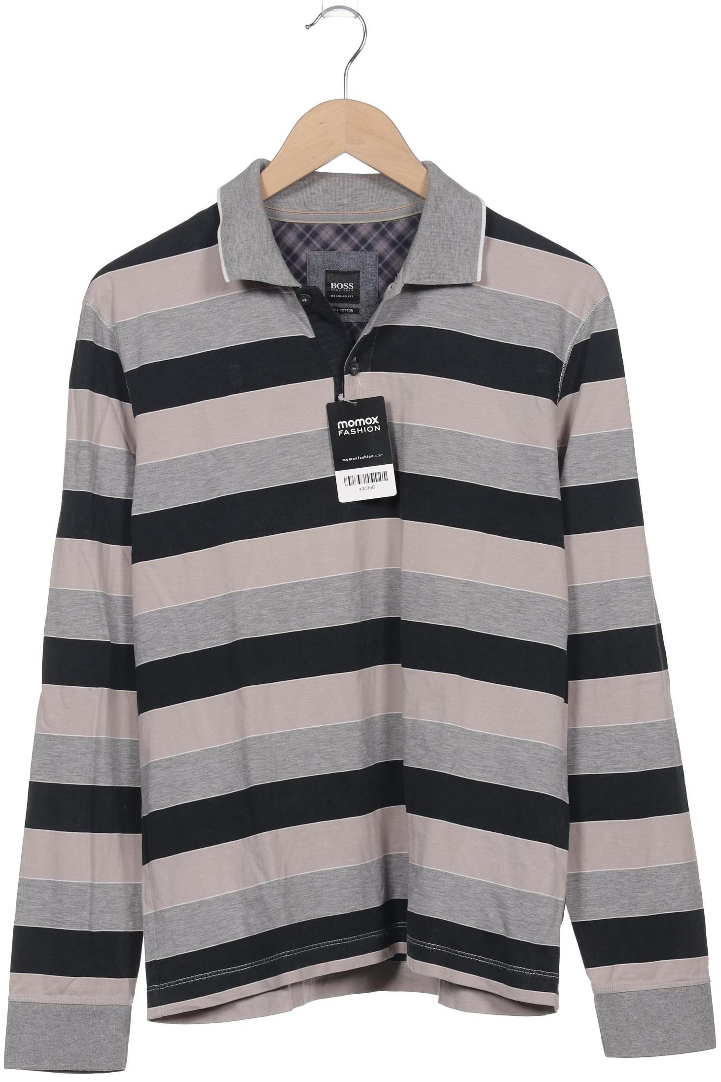 

Boss by Hugo Boss Herren Langarmshirt, grau, Gr. 48