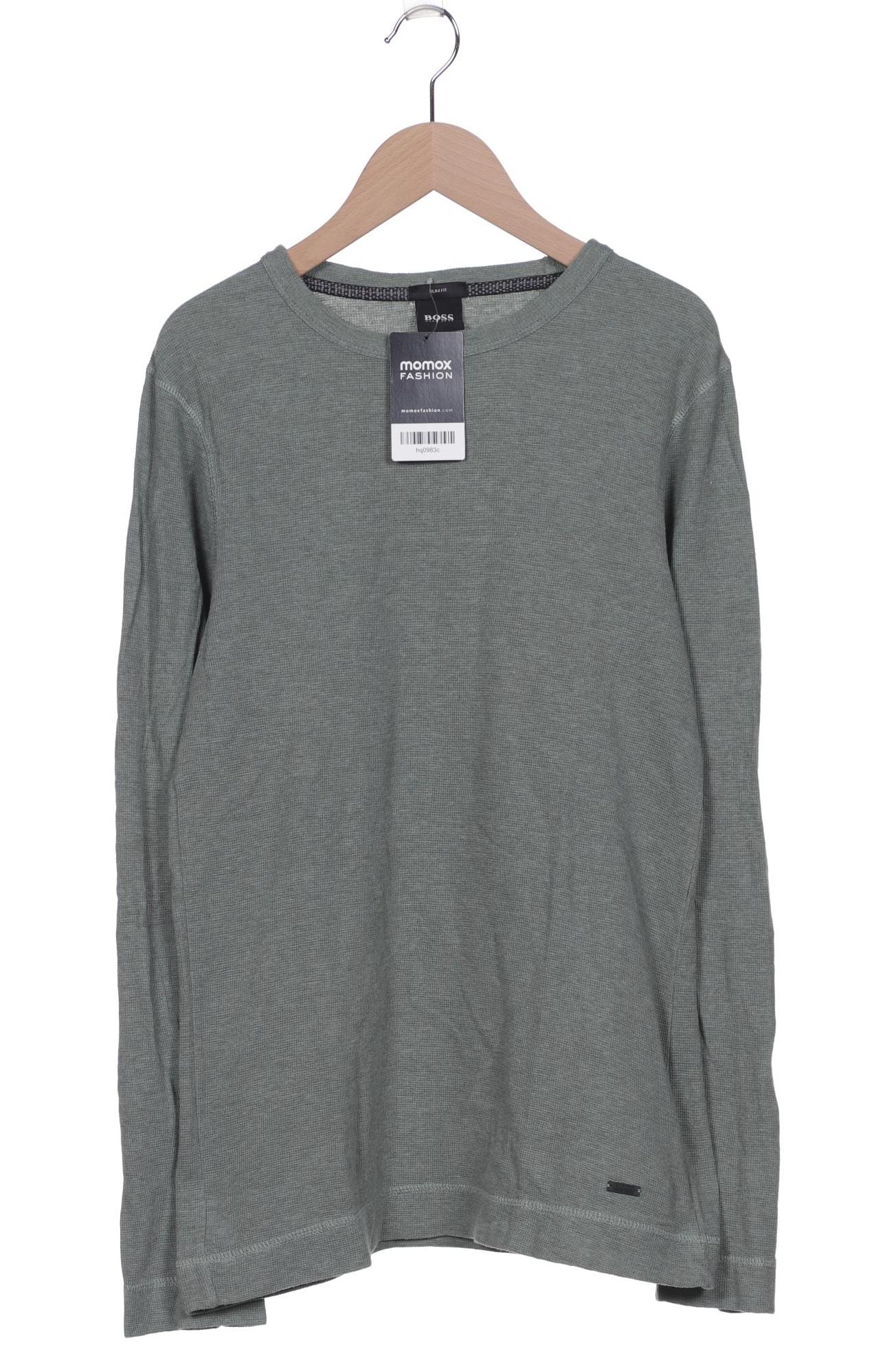 

Boss by Hugo Boss Herren Langarmshirt, grün, Gr. 46