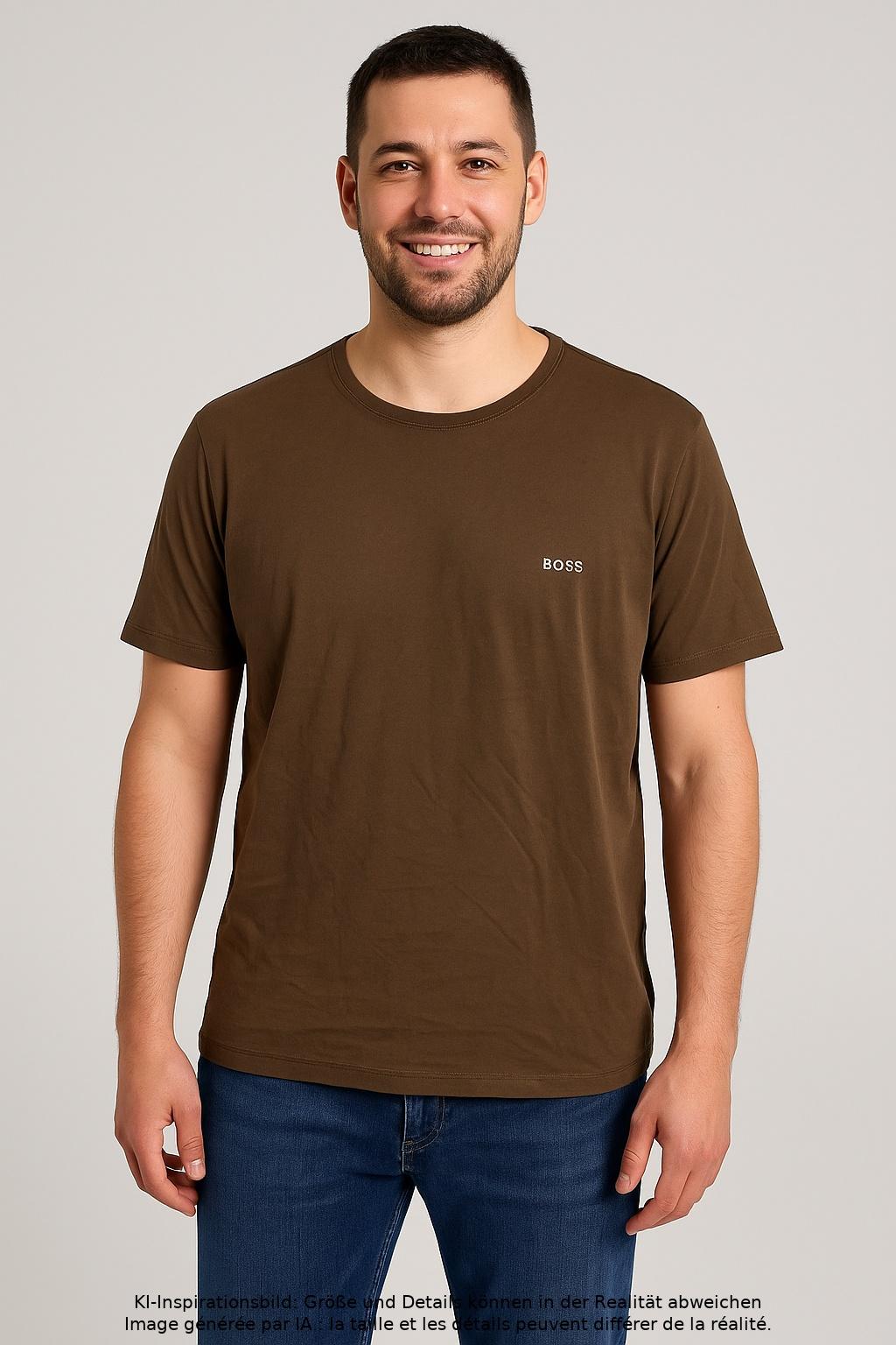 

Boss by Hugo Boss Herren T-Shirt, braun, Gr. 56