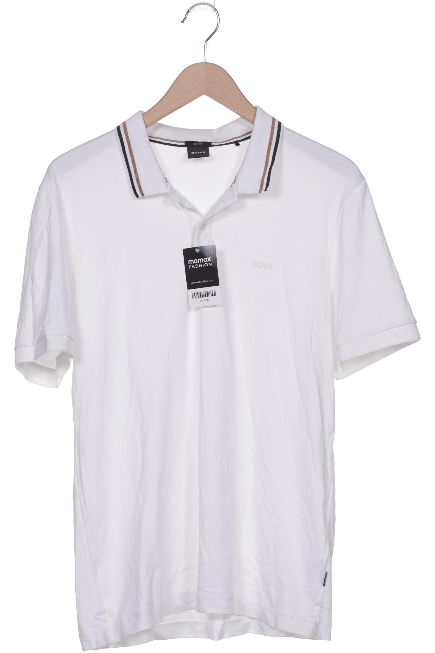 

Boss by Hugo Boss Herren Poloshirt, weiß, Gr. 54