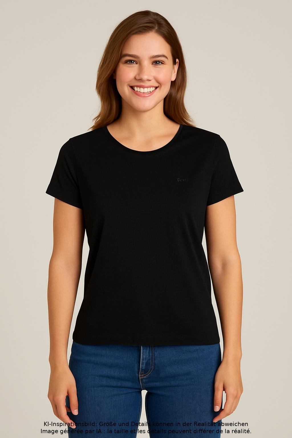 

Boss by Hugo Boss Damen T-Shirt, schwarz, Gr. 42