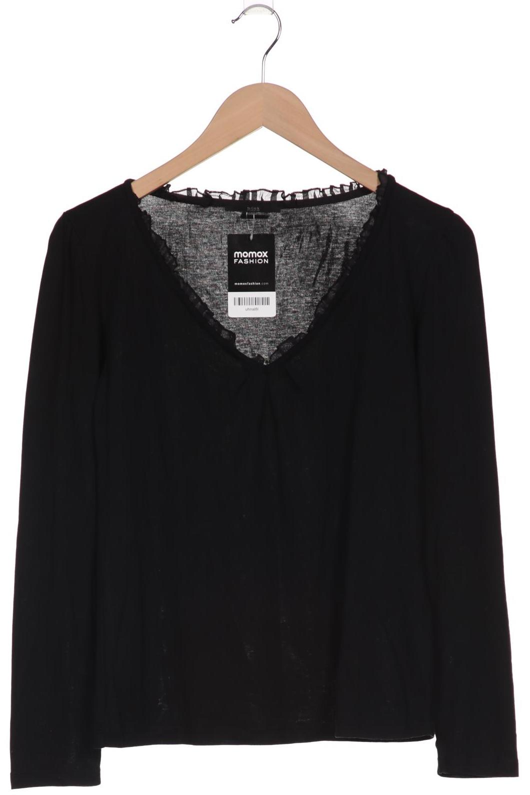 

Boss by Hugo Boss Damen Langarmshirt, schwarz, Gr. 38