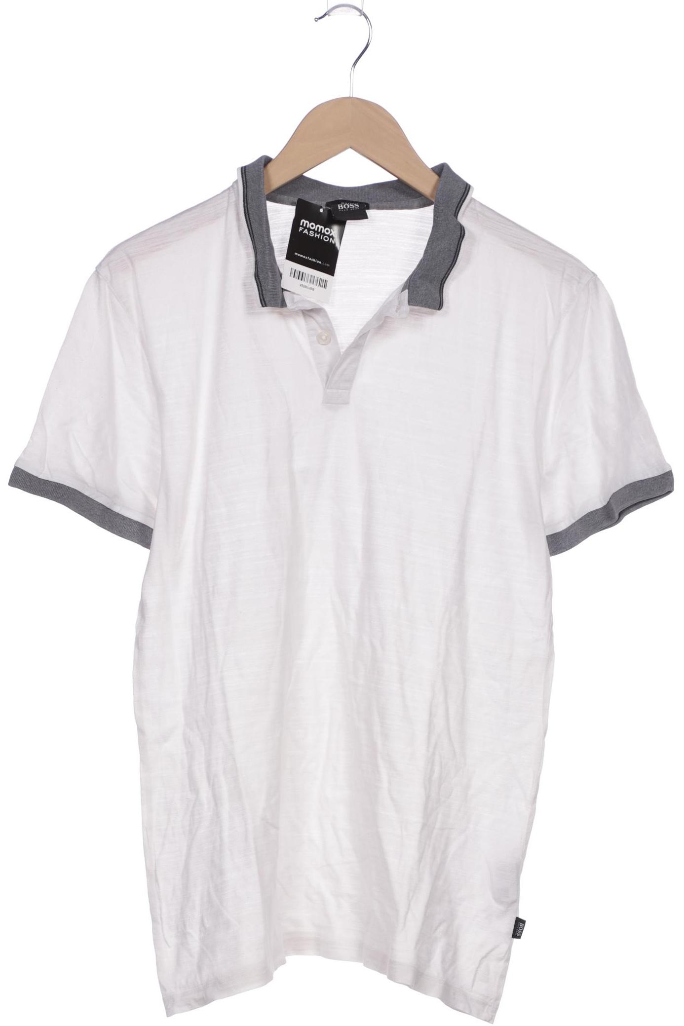 

Boss by Hugo Boss Herren Poloshirt, weiß, Gr. 52