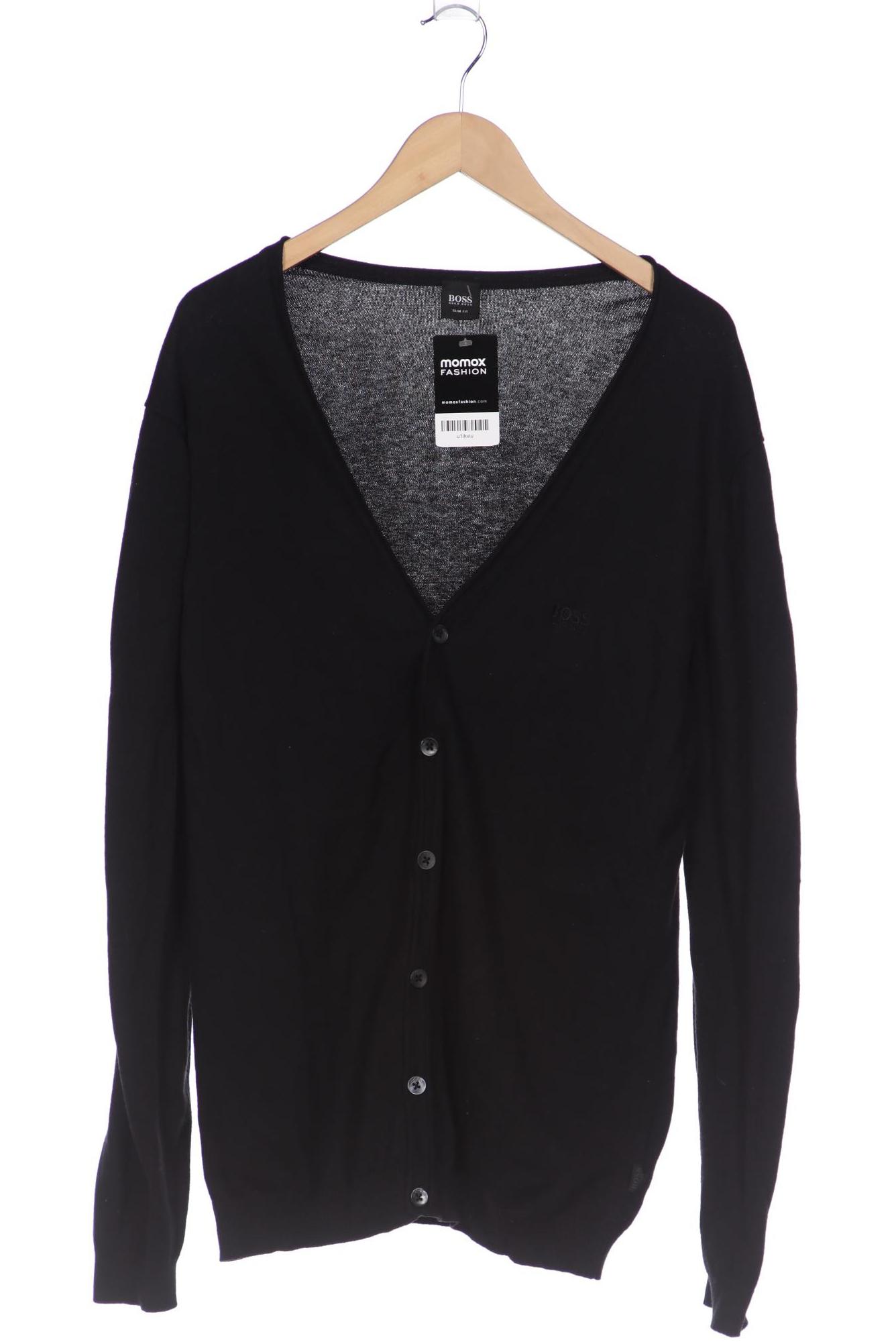 

Boss by Hugo Boss Herren Strickjacke, schwarz, Gr. 56