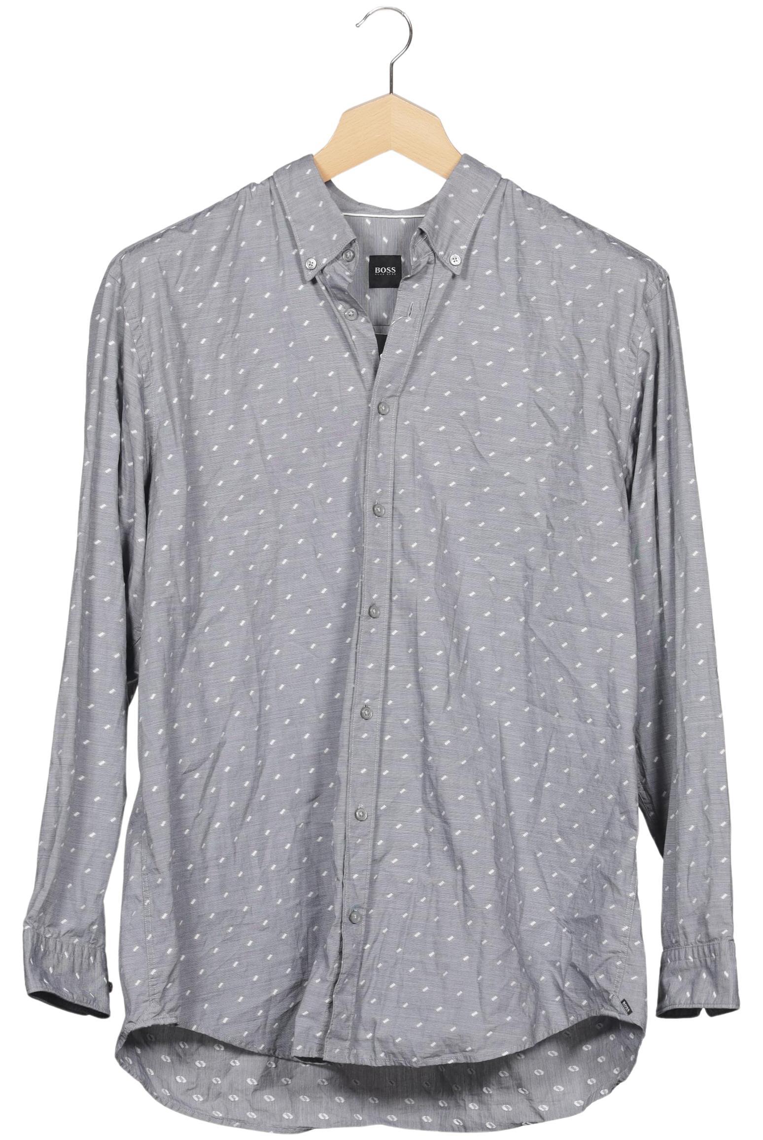 

Boss by Hugo Boss Herren Hemd, grau, Gr. 56