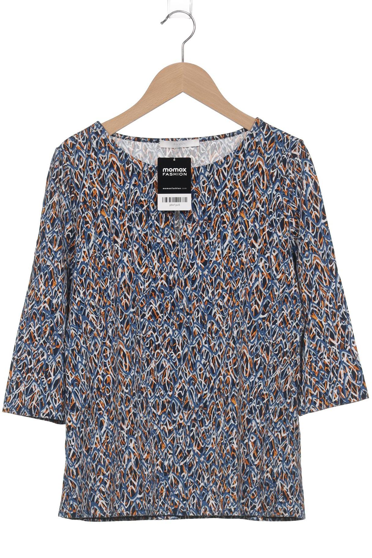 

Boss by Hugo Boss Damen Langarmshirt, blau, Gr. 34