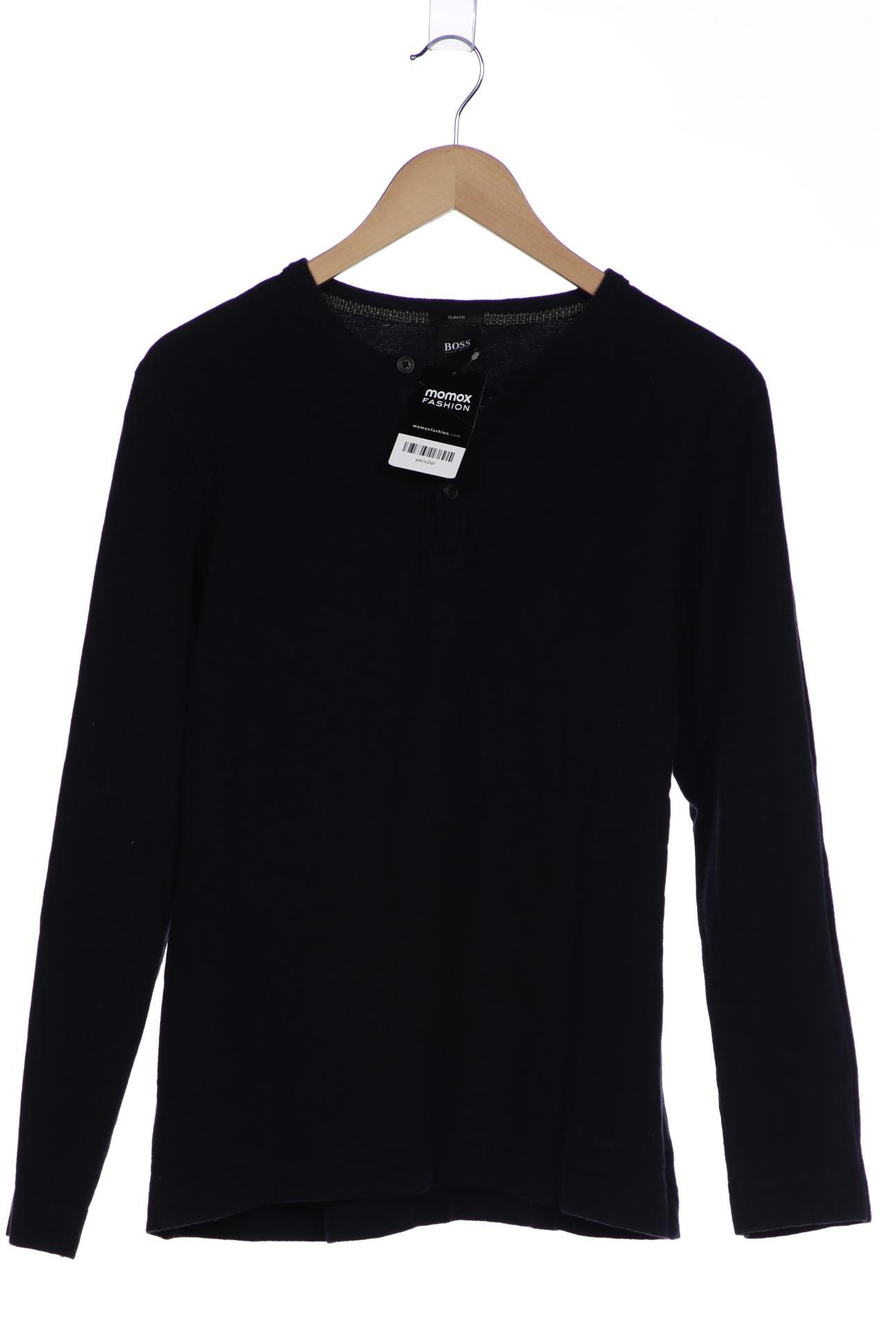 

Boss by Hugo Boss Herren Langarmshirt, marineblau, Gr. 52