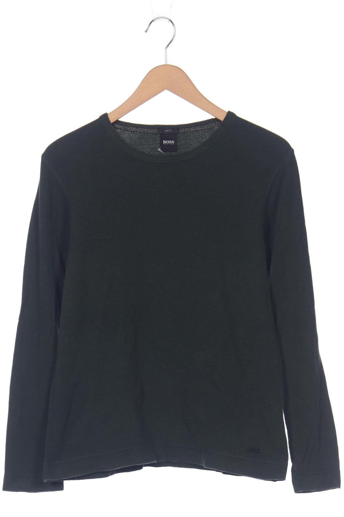 

Boss by Hugo Boss Herren Langarmshirt, grün, Gr. 48