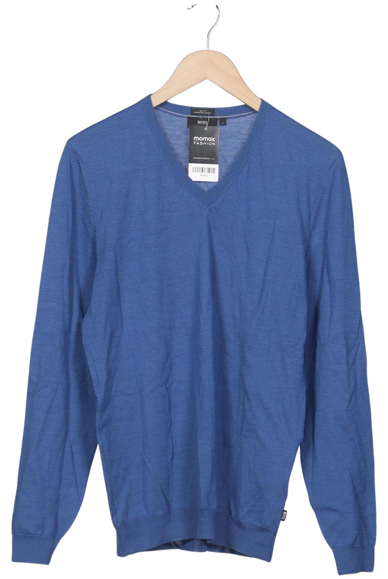 

Boss by Hugo Boss Herren Pullover, blau, Gr. 52