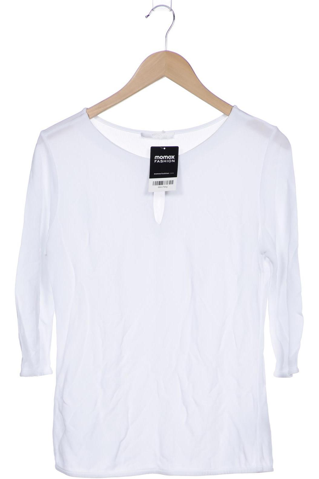 

Boss by Hugo Boss Damen Langarmshirt, weiß, Gr. 36