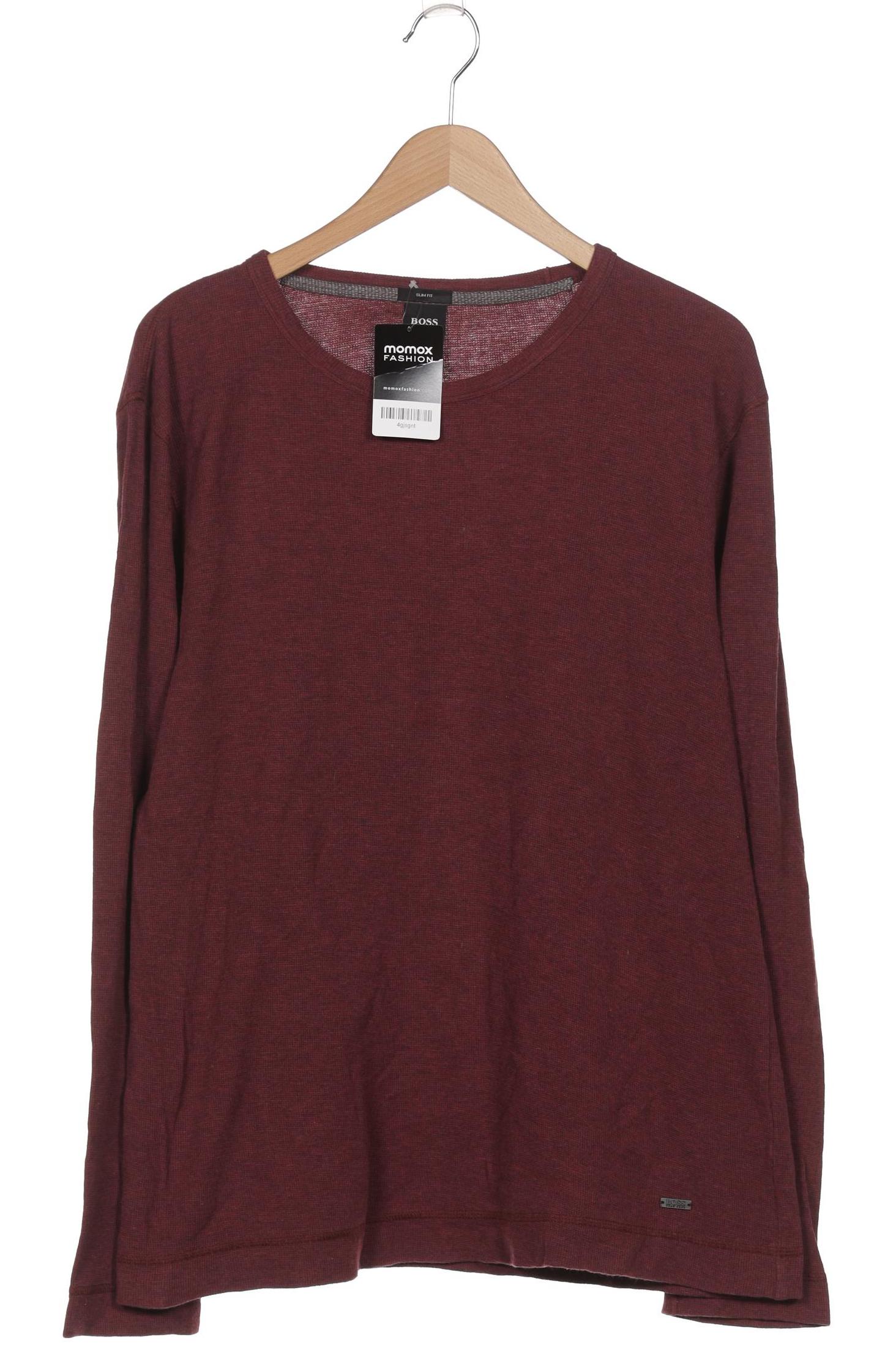 

Boss by Hugo Boss Herren Langarmshirt, bordeaux, Gr. 56