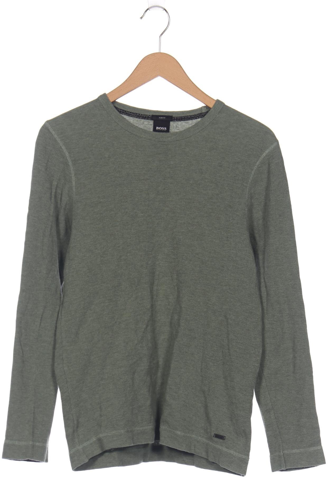 

Boss by Hugo Boss Herren Langarmshirt, grün, Gr. 46