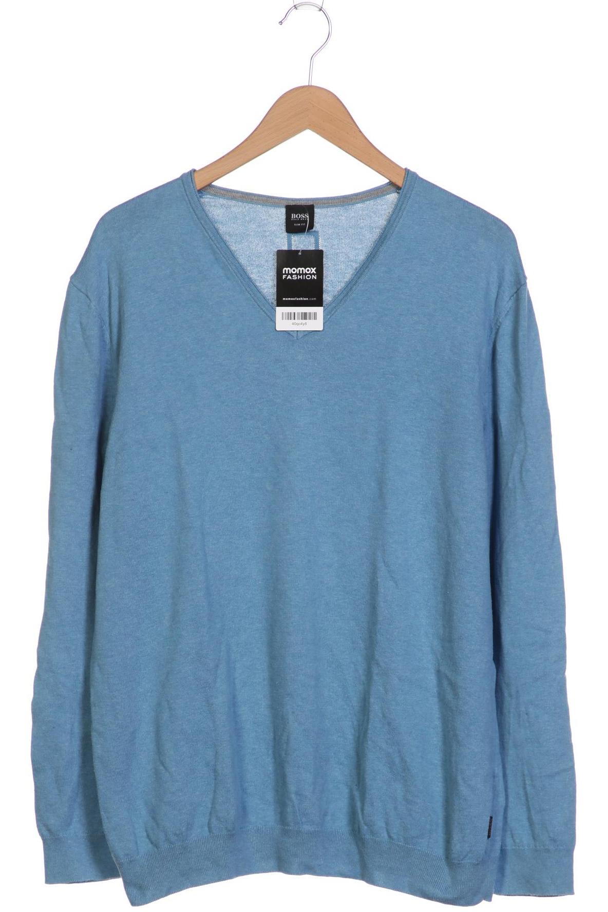 

Boss by Hugo Boss Herren Pullover, blau, Gr. 56