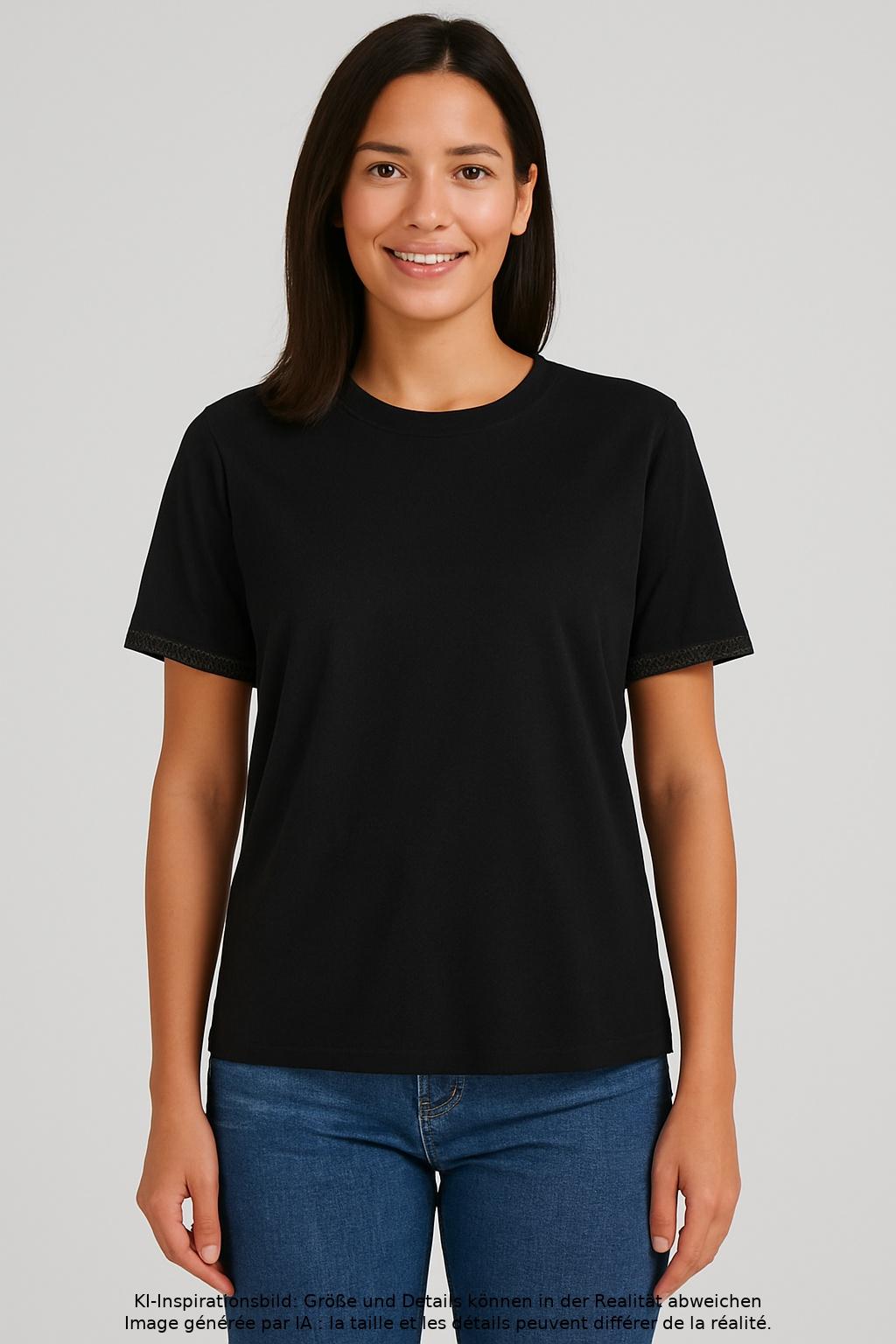 

Boss by Hugo Boss Damen T-Shirt, marineblau, Gr. 42