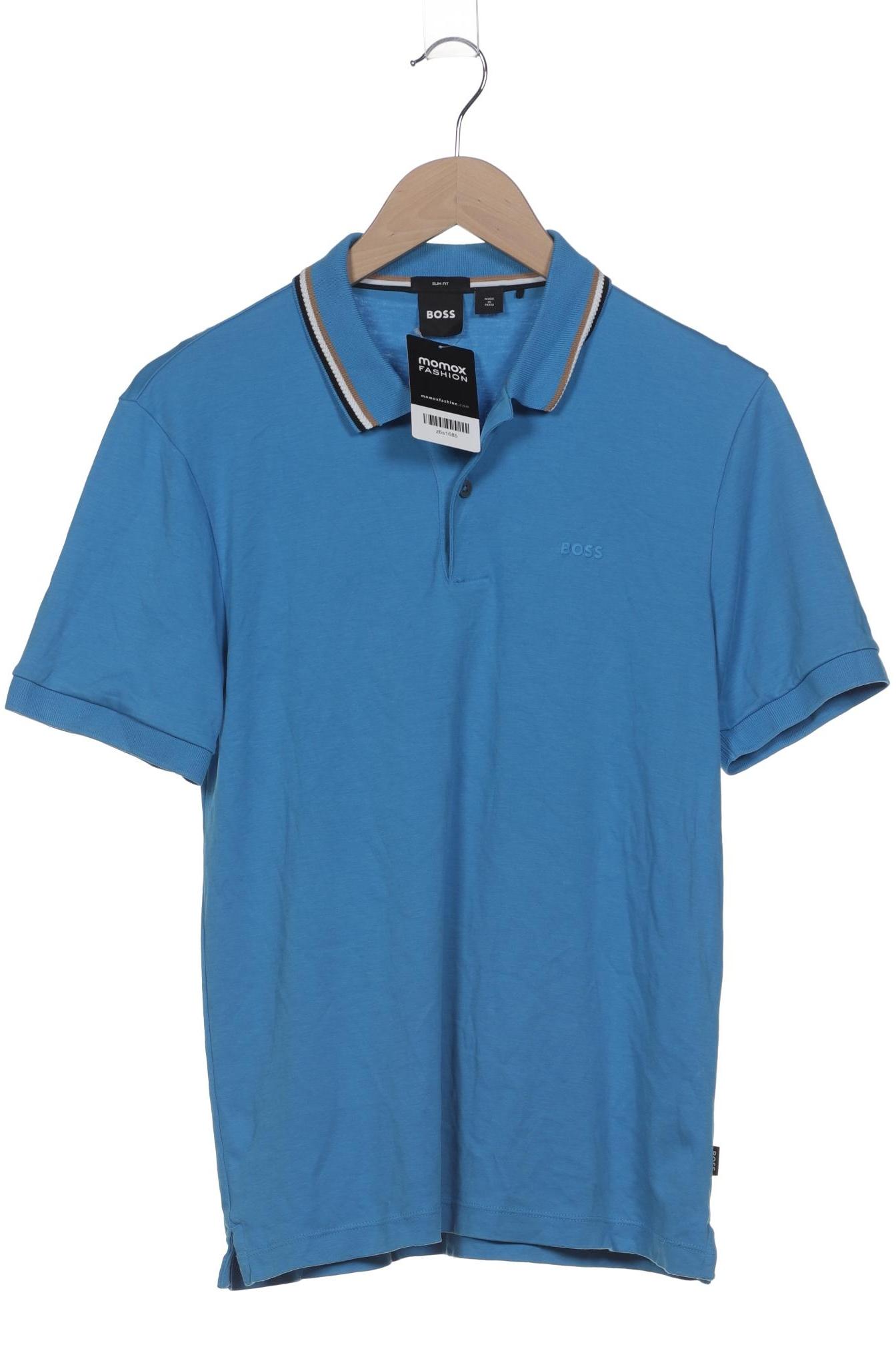 

Boss by Hugo Boss Herren Poloshirt, blau, Gr. 46
