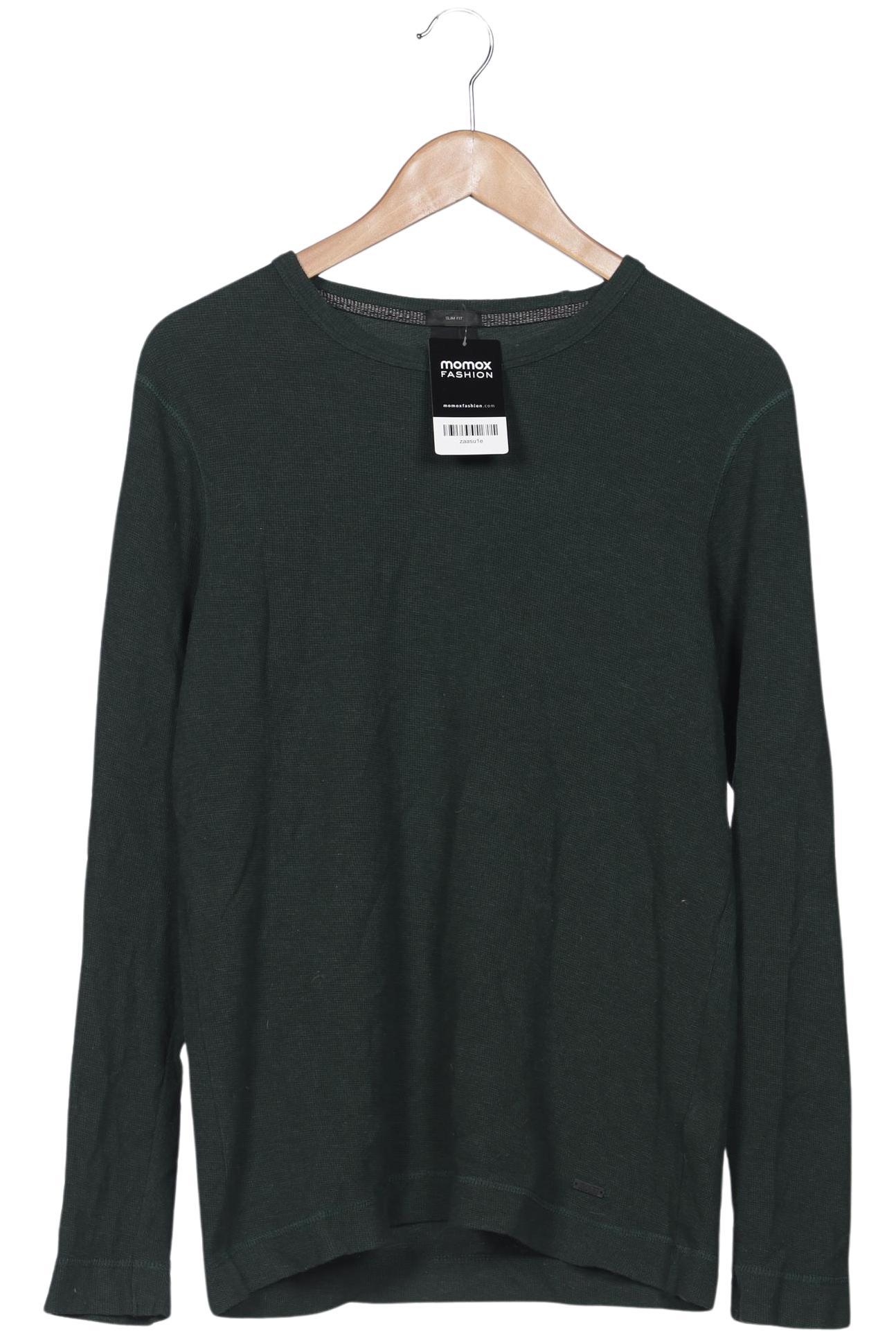 

Boss by Hugo Boss Herren Langarmshirt, grün, Gr. 48
