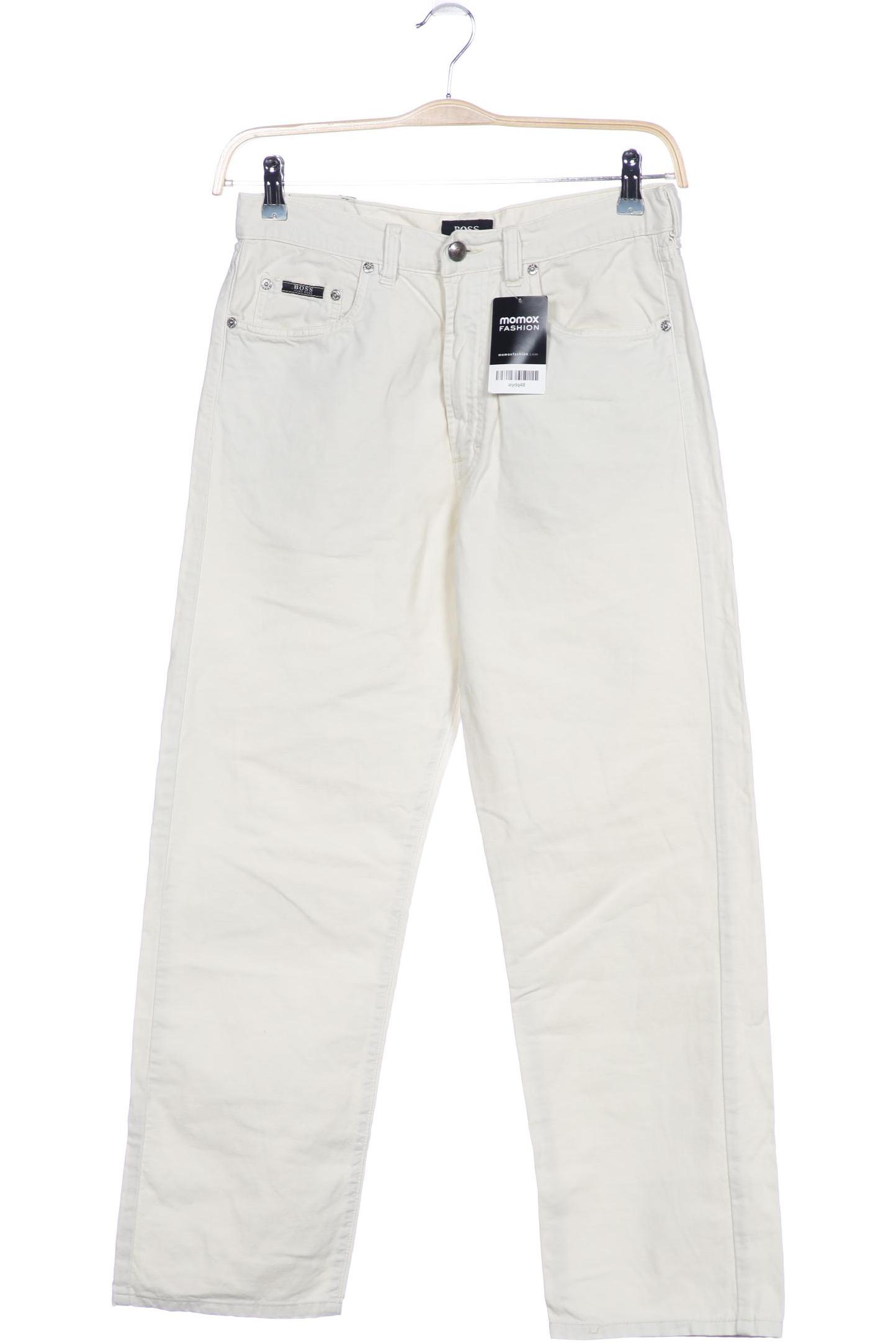 

Boss by Hugo Boss Herren Jeans, cremeweiß, Gr. 28