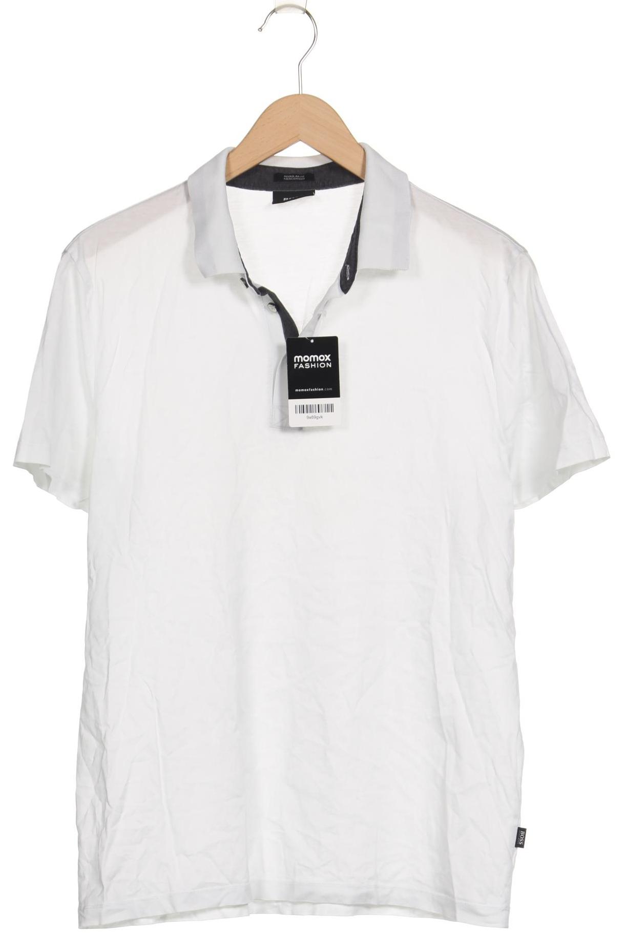 

Boss by Hugo Boss Herren Poloshirt, weiß, Gr. 52