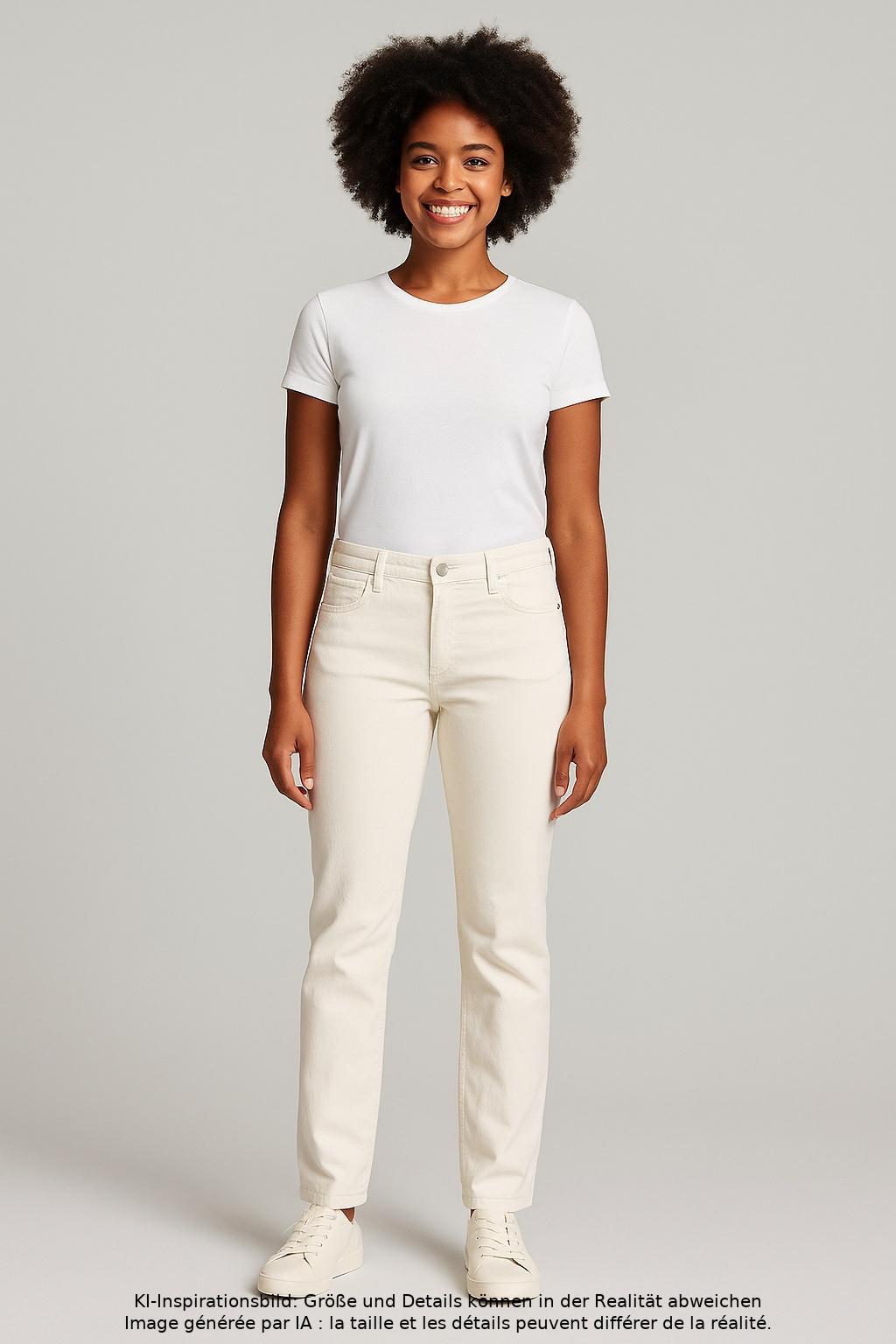 

Boss by Hugo Boss Damen Jeans, cremeweiß, Gr. 32