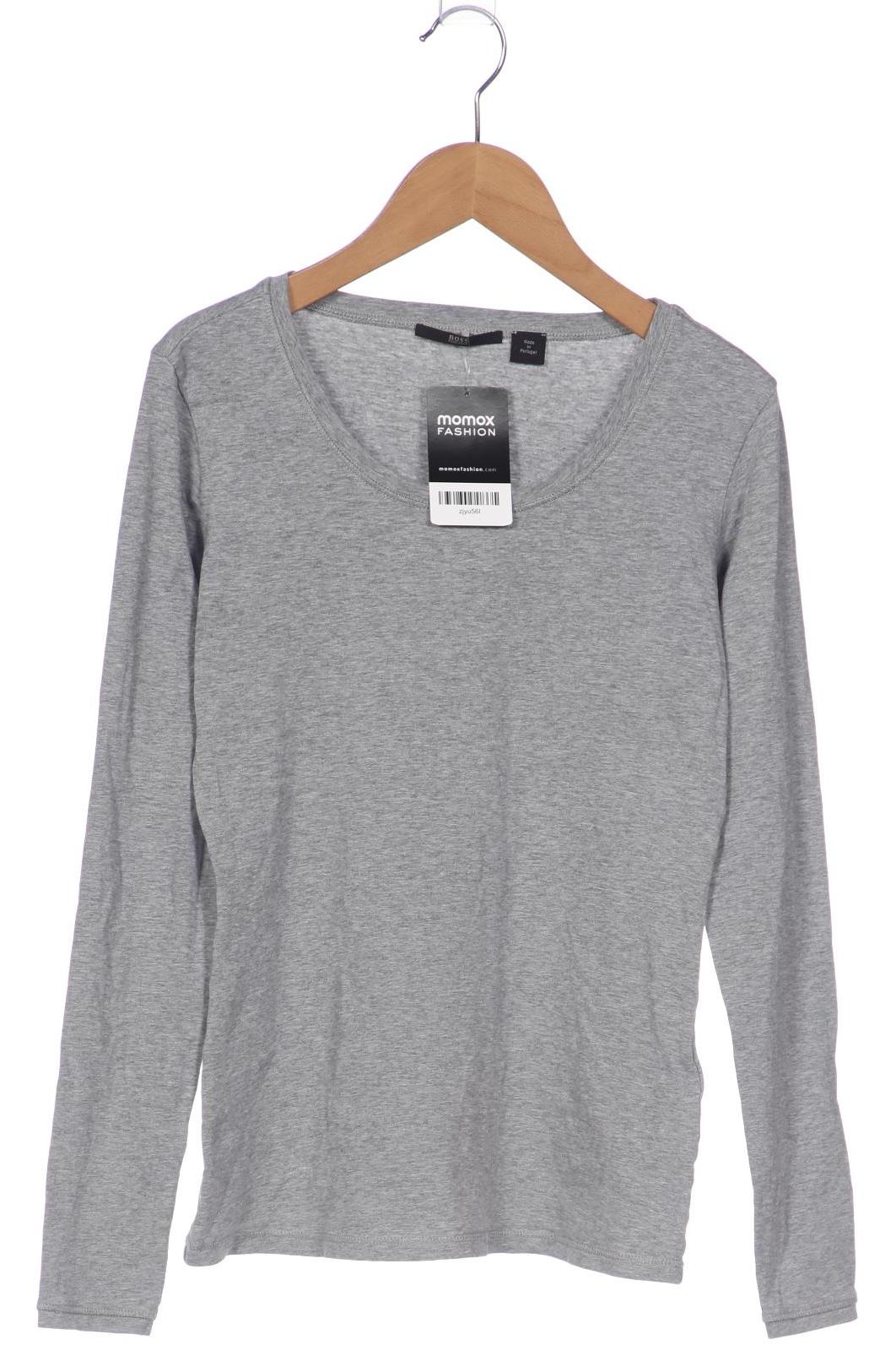 

Boss by Hugo Boss Damen Langarmshirt, grau, Gr. 34